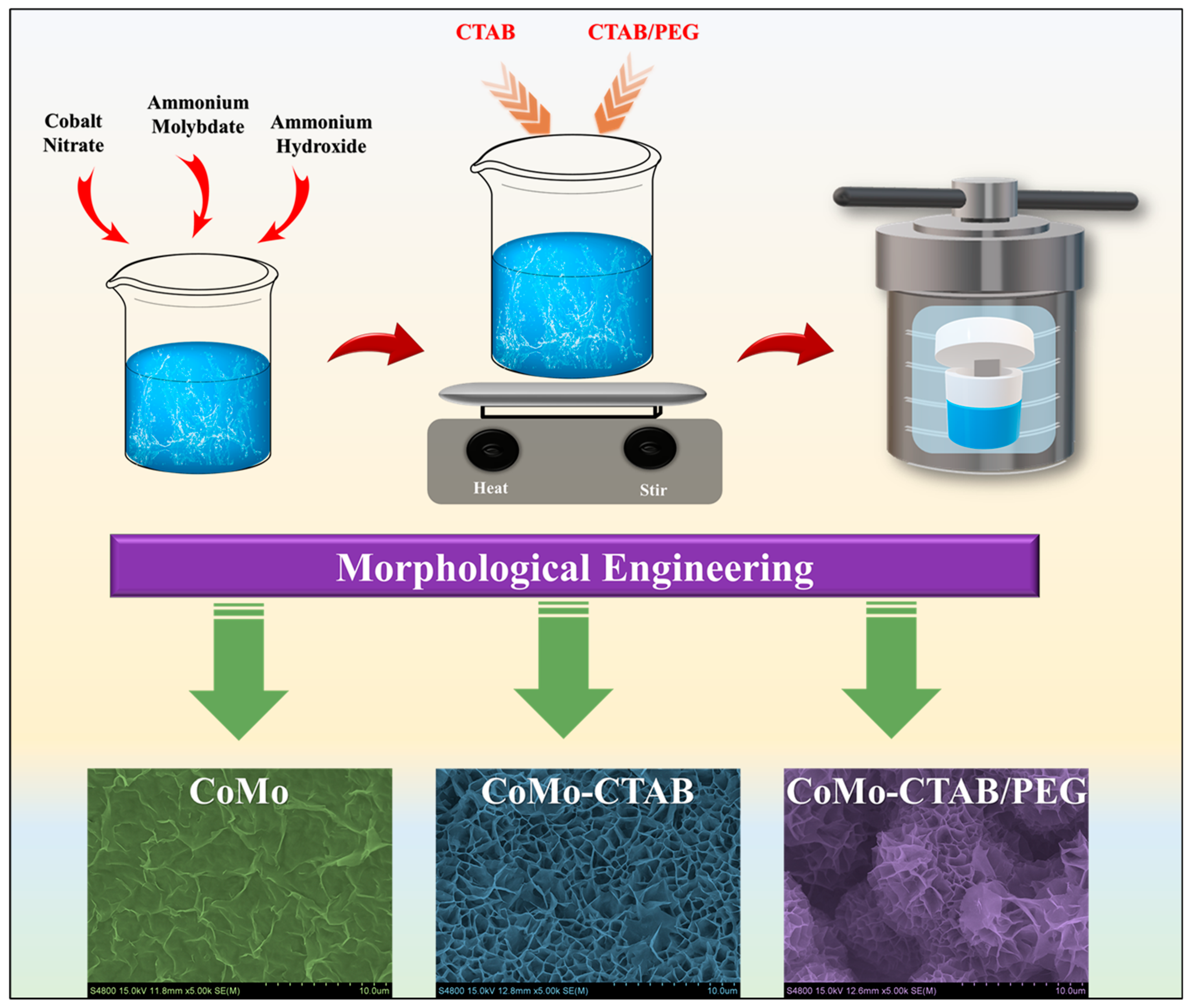 Cationic and Non-Ionic Surfactant–Assisted Morphological Engineering of ...