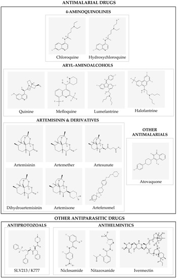 Microorganisms | Free Full-Text | Antiparasitic Drugs against SARS