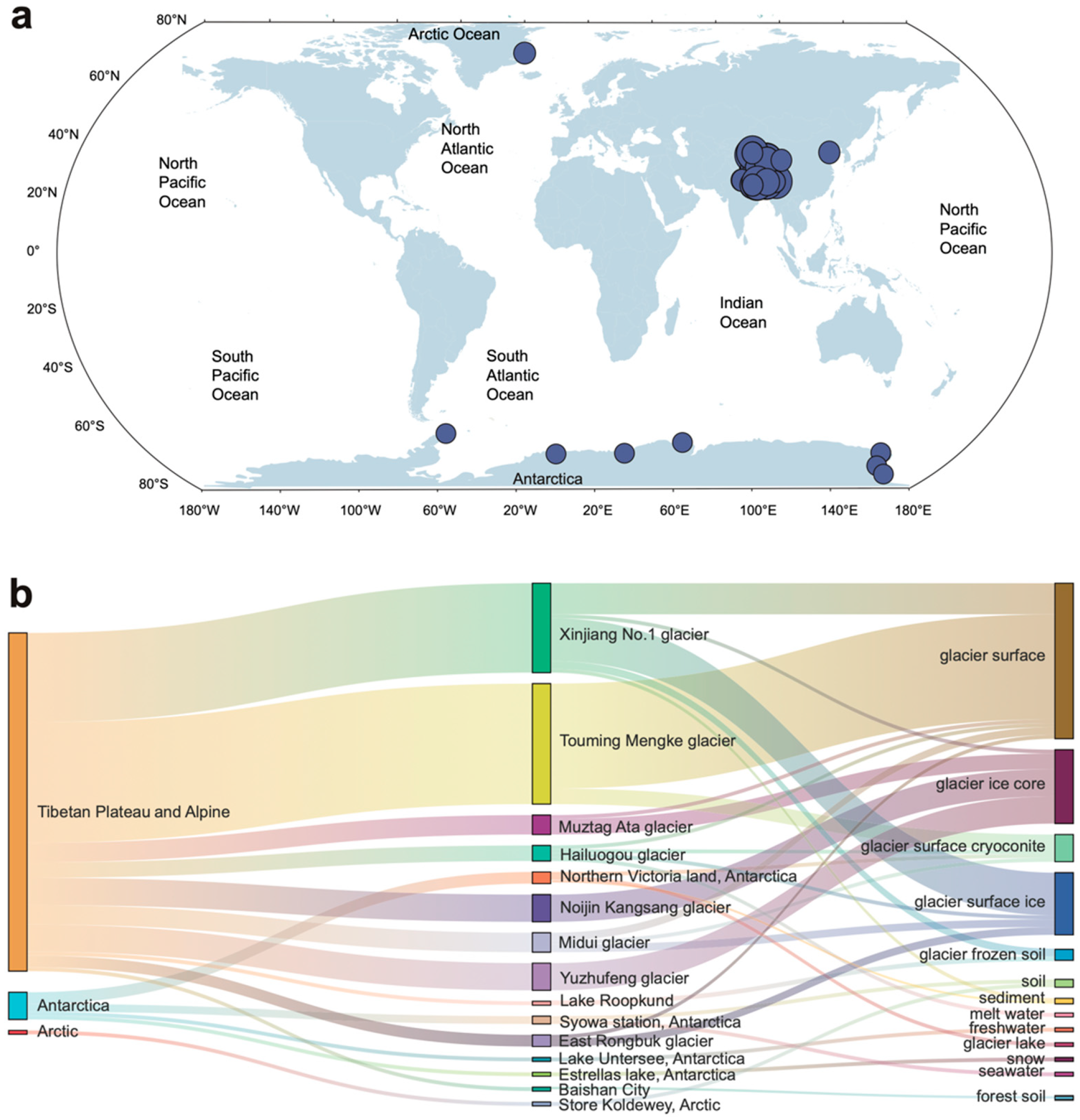 Population Ecology of Glacier Bacteria from the View of Gene Flow in ...