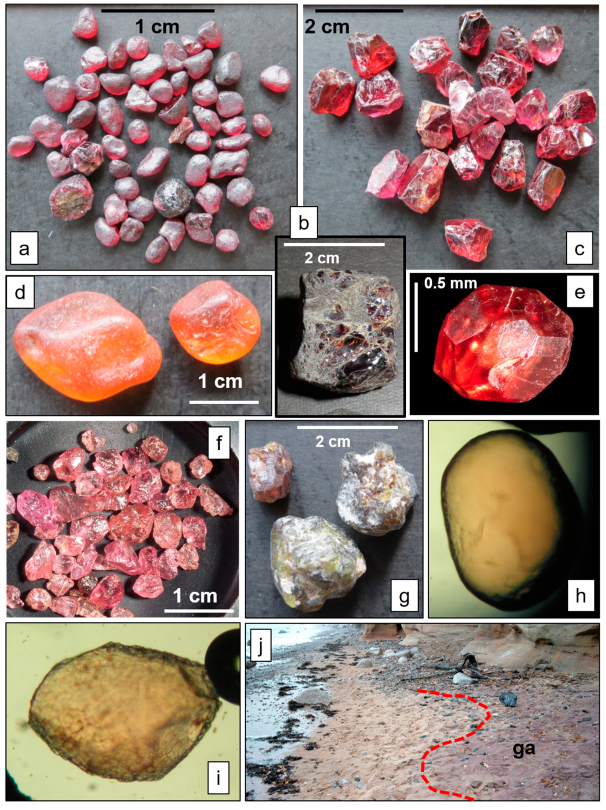 Garnet (raspberry) grossular crystals specimen healing crystal - Crystal  Concentrics