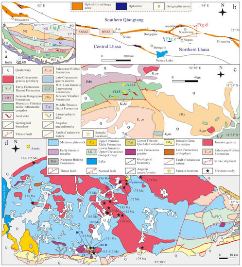 Early Cretaceous Granitoids Magmatism in the Nagqu Area