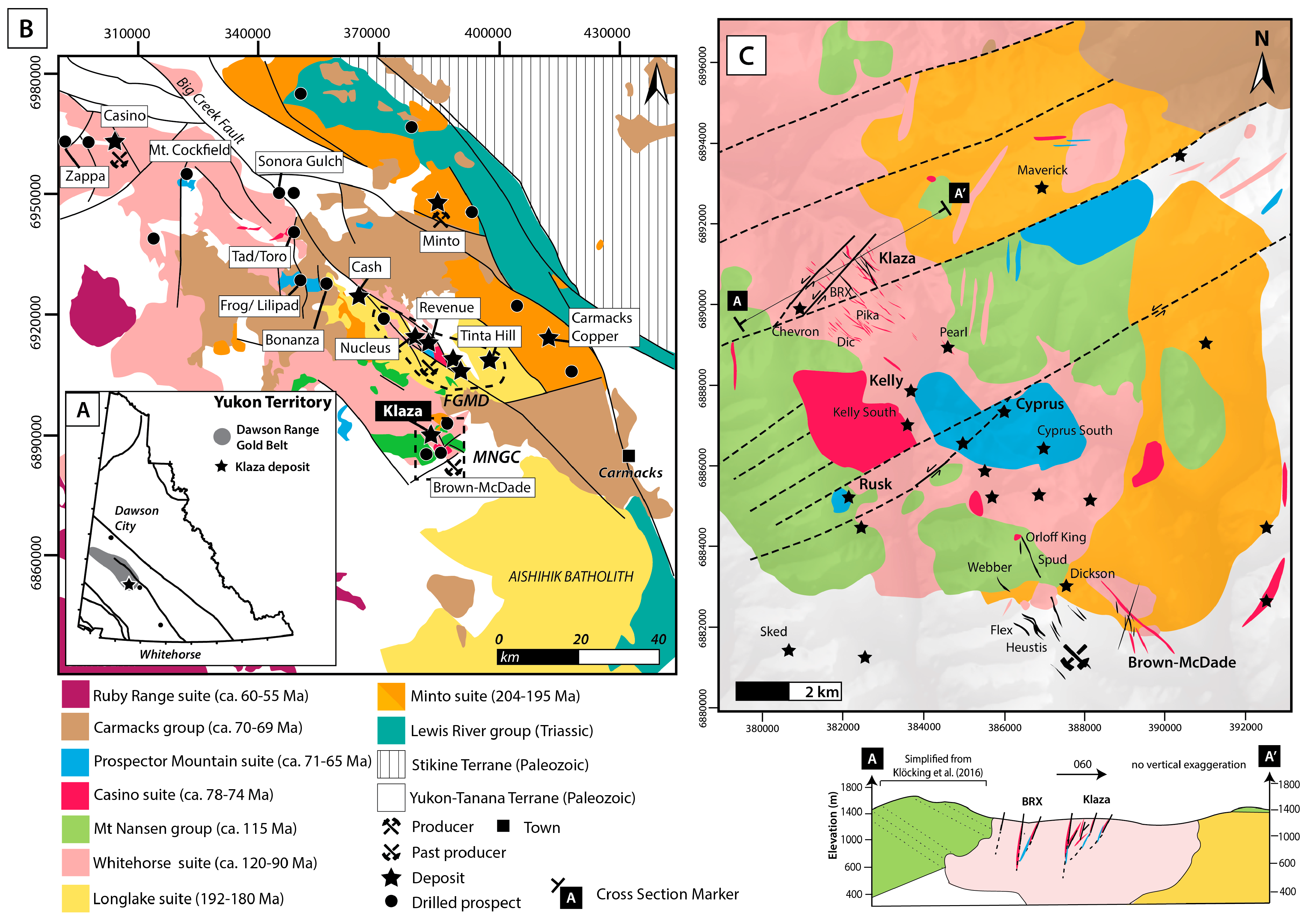 Geology, Petrology and Geochronology of the Late Cretaceous Klaza ...