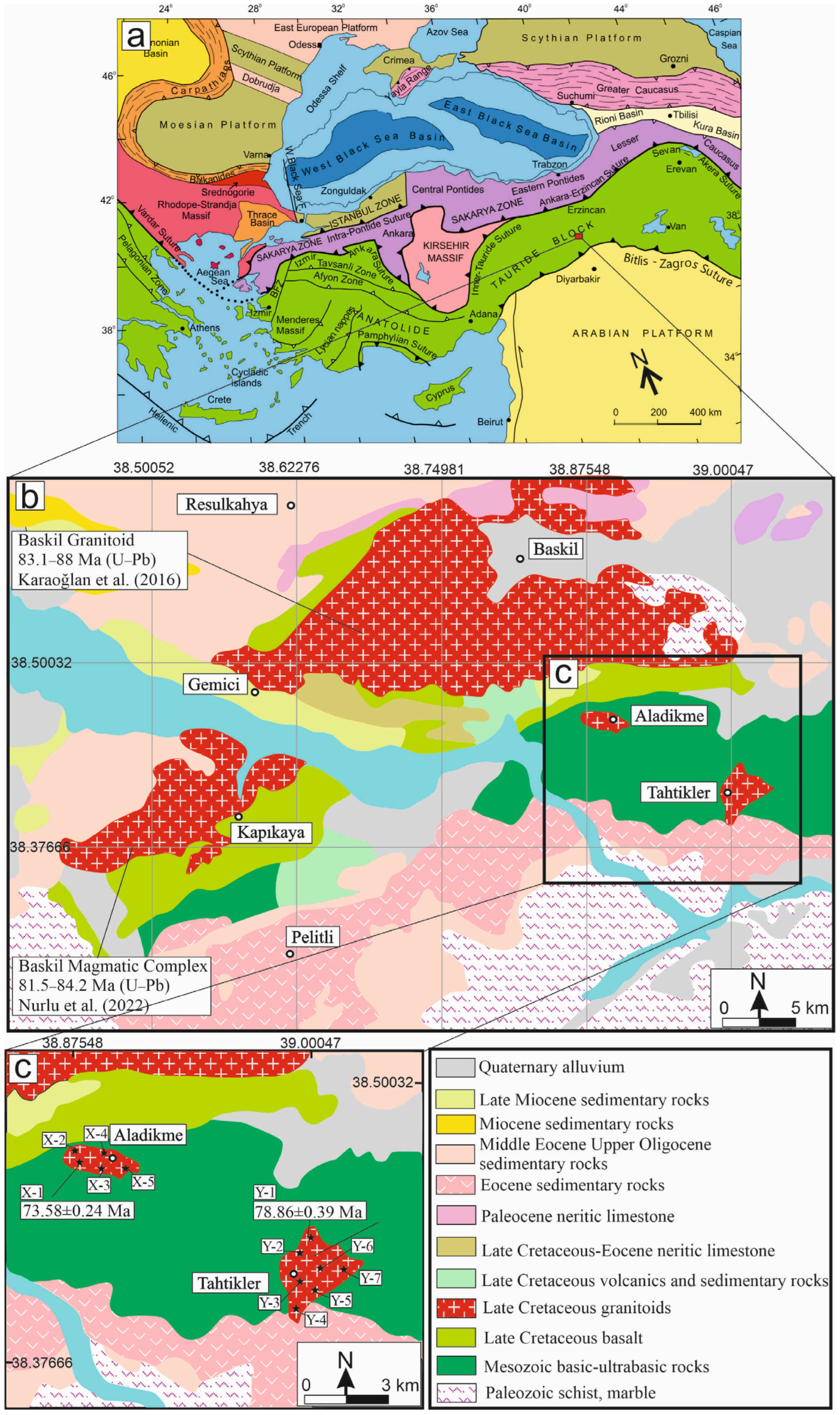 Geochronology and Geochemistry of Late Cretaceous Plutonic Rocks in ...