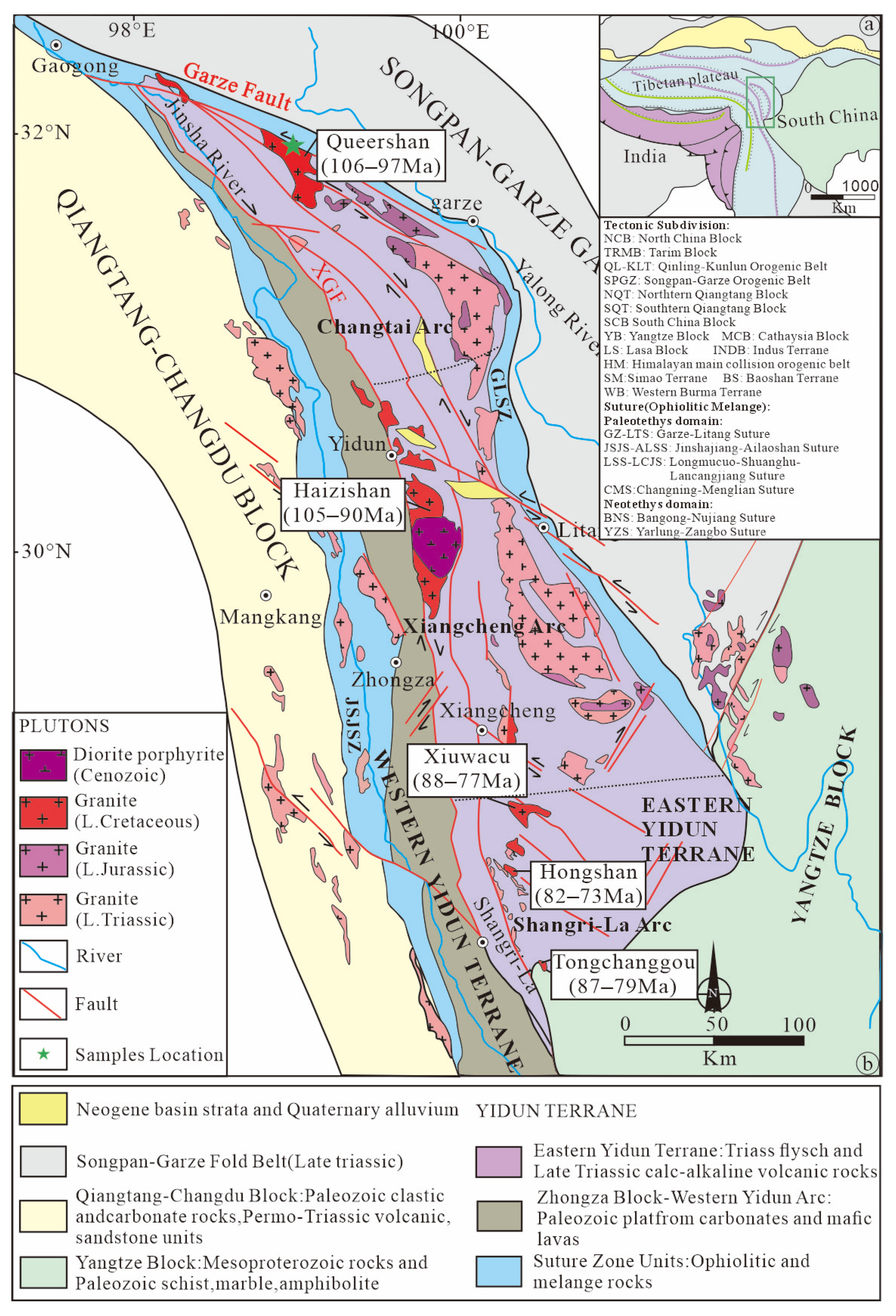 Petrogenesis and Tectonic Implications of Late Cretaceous Granites in ...