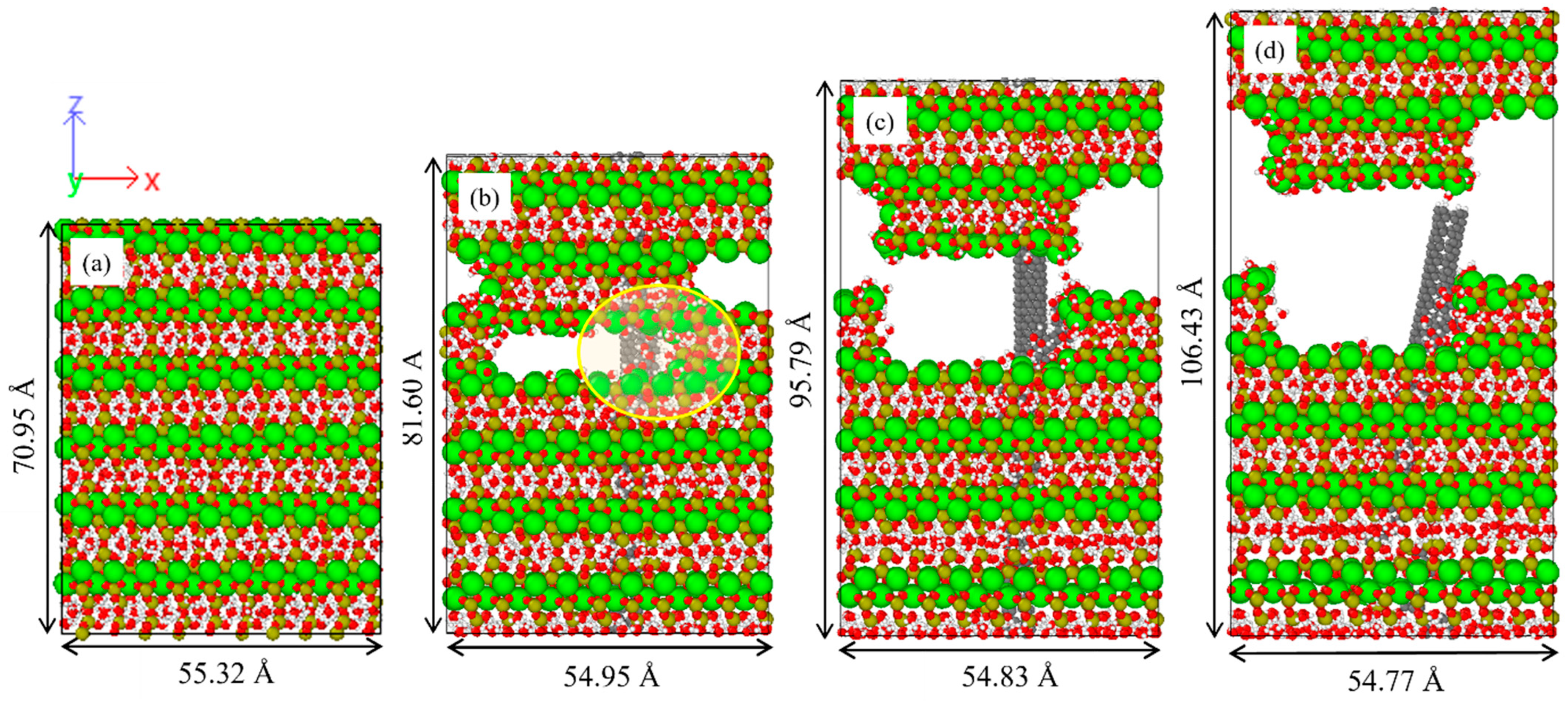 Molecular Dynamics Modeling of a CNT–CMC–Cement Mixture: Understanding ...