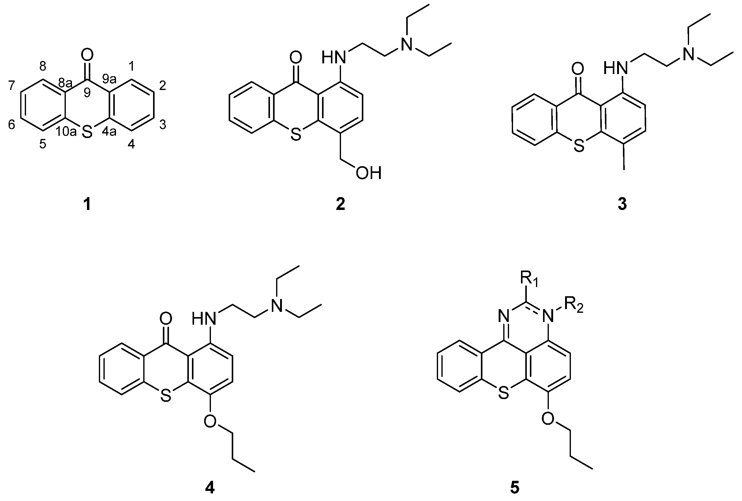 Molecules Free Full Text Tetracyclic Thioxanthene Derivatives