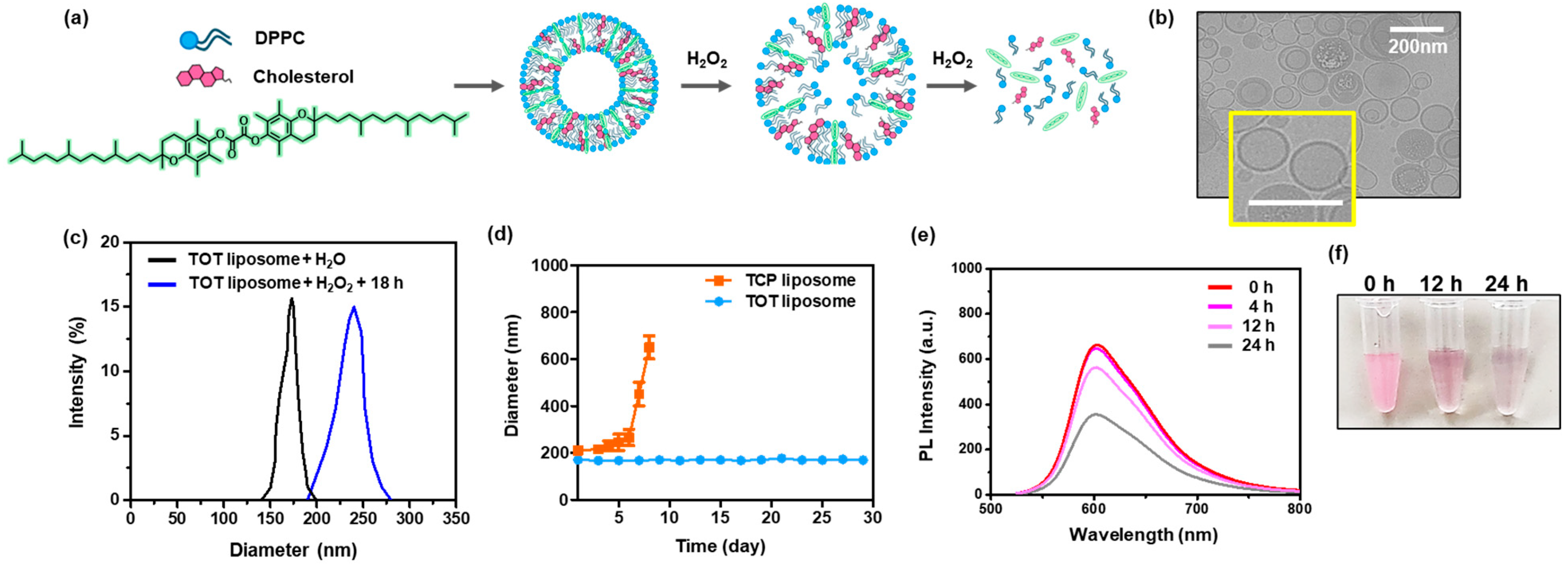 H2o2 Dimer A Self-Deliverable H2O2-Responsive Tocopherol Dimer for Enhanced ...