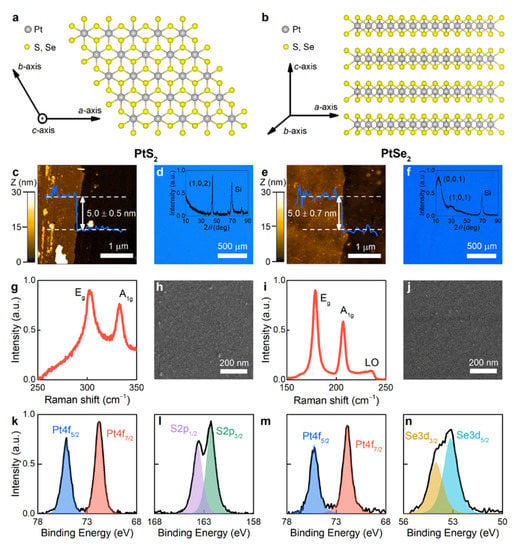 Pts2 Raman Broadband Optical Properties of Atomically Thin PtS2 and PtSe2