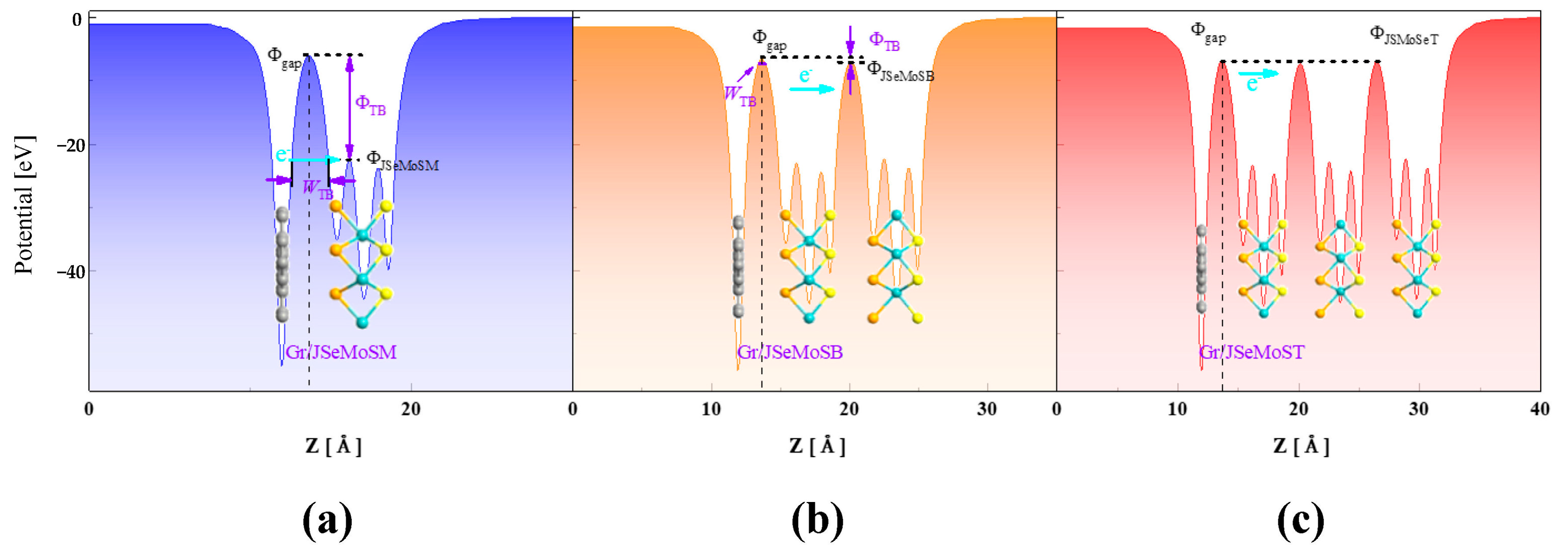 First-Principles Study on the Modulation of Schottky Barrier in ...