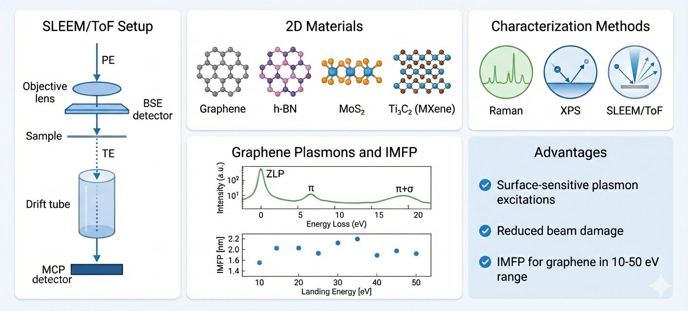 Advanced Characterization of 2D Materials Using SLEEM/ToF