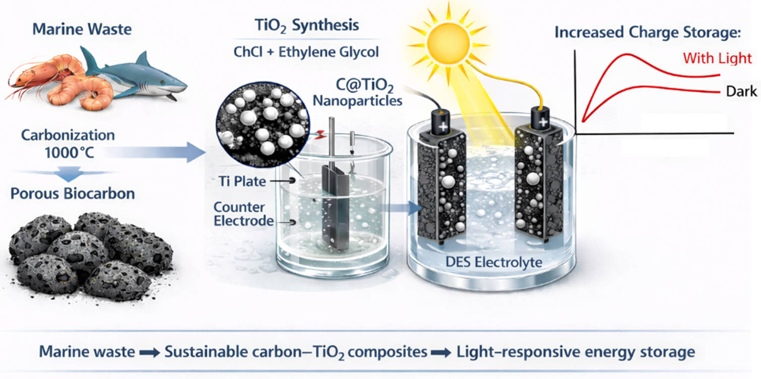 Light-Enhanced Electrochemical Performance of Fish Waste-Derived Carbon ...