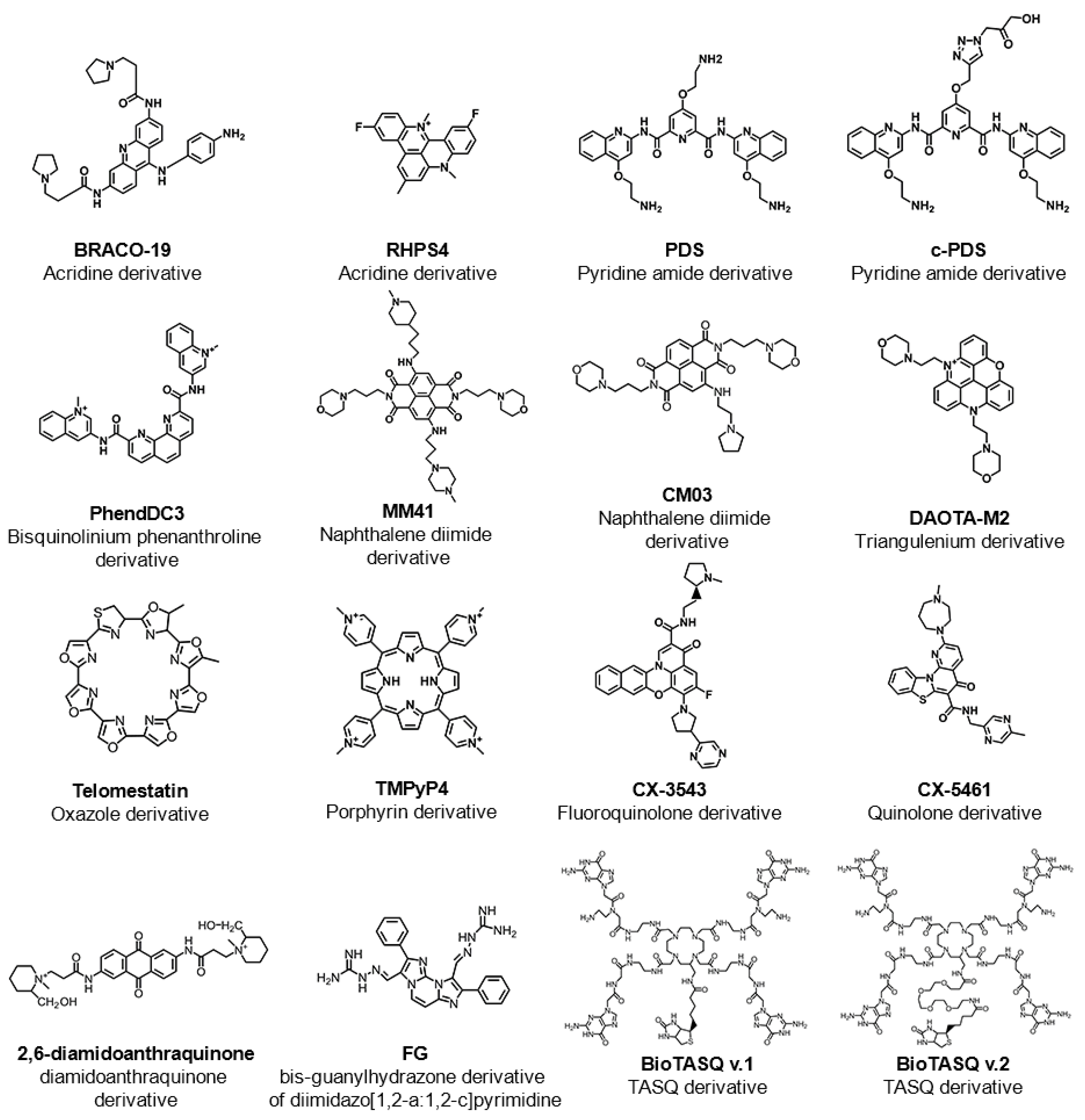 Pharmaceuticals | Free Full-Text | G-Quadruplexes and Their Ligands:  Biophysical Methods to Unravel G-Quadruplex/Ligand Interactions