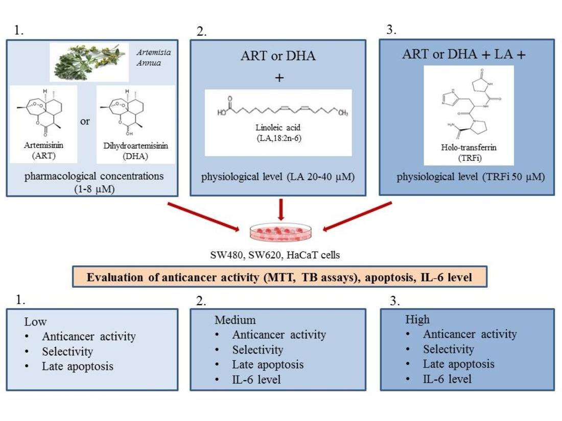 Pharmaceuticals | Free Full-Text | The Real Cytotoxic Effect of  Artemisinins on Colon Cancer Cells in a Physiological Cell Culture Setting.  How Composition of the Culture Medium Biases Experimental Findings