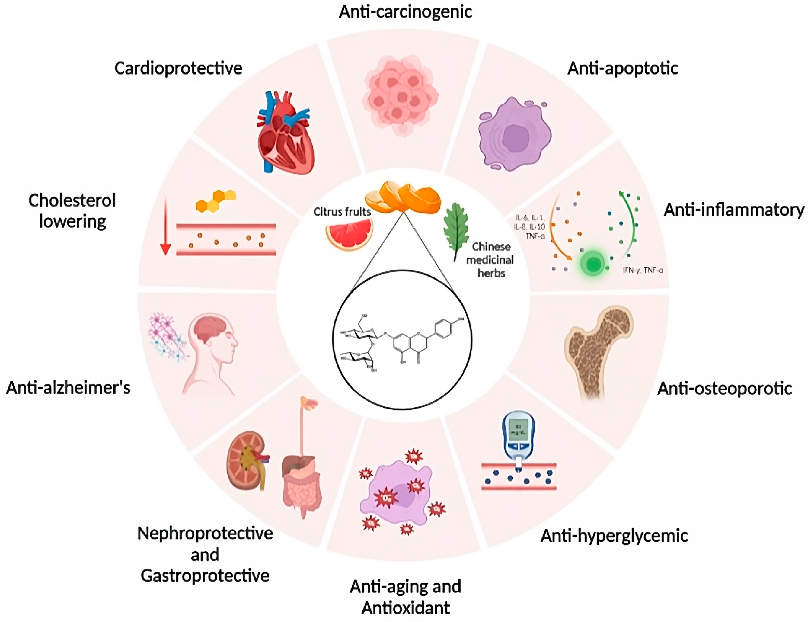 Medical field of Naringin powder Medical field of Naringin powder