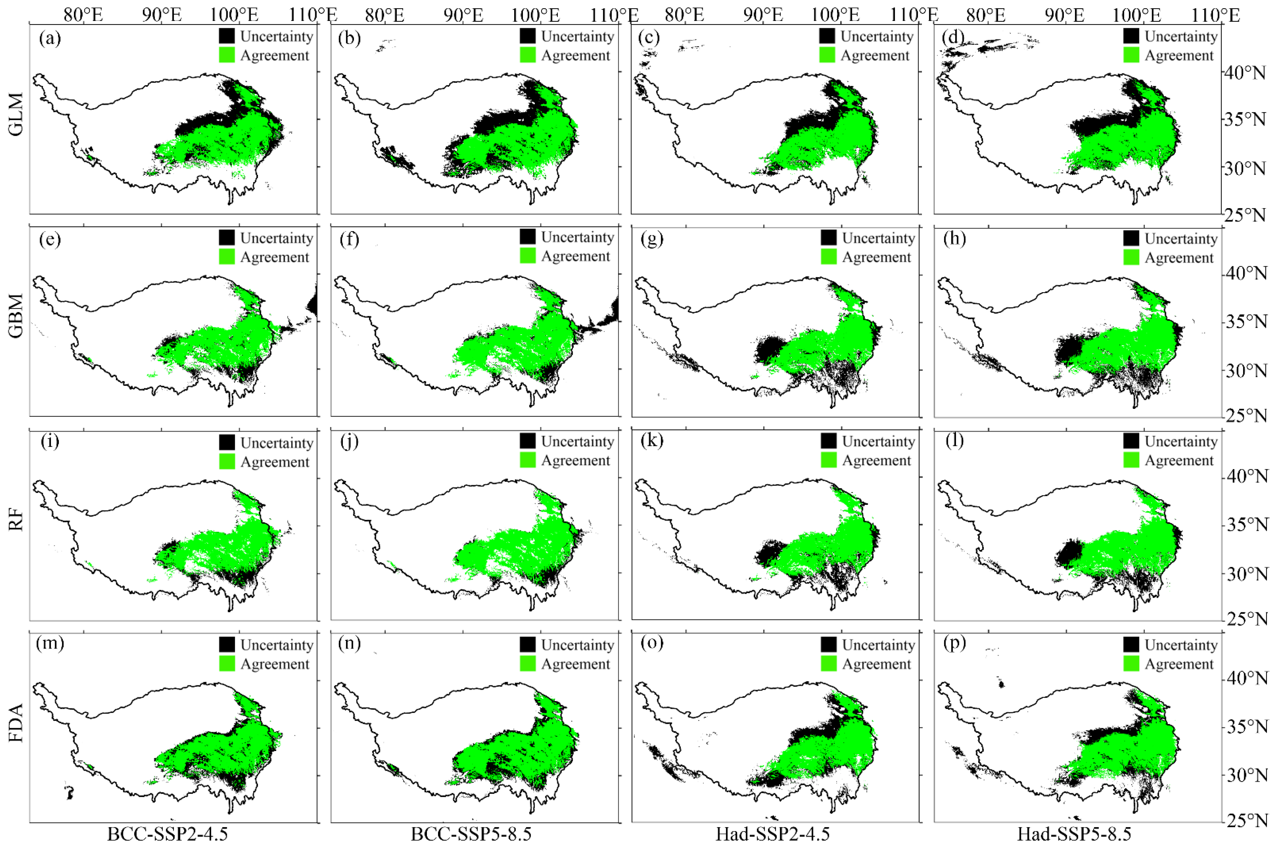 Predicting the Uncertain Future of Tropical Forest Species in a