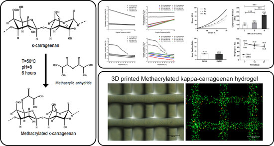 sammenhængende batteri Fødested Polymers | Free Full-Text | Kappa-Carrageenan-Based Dual Crosslinkable  Bioink for Extrusion Type Bioprinting