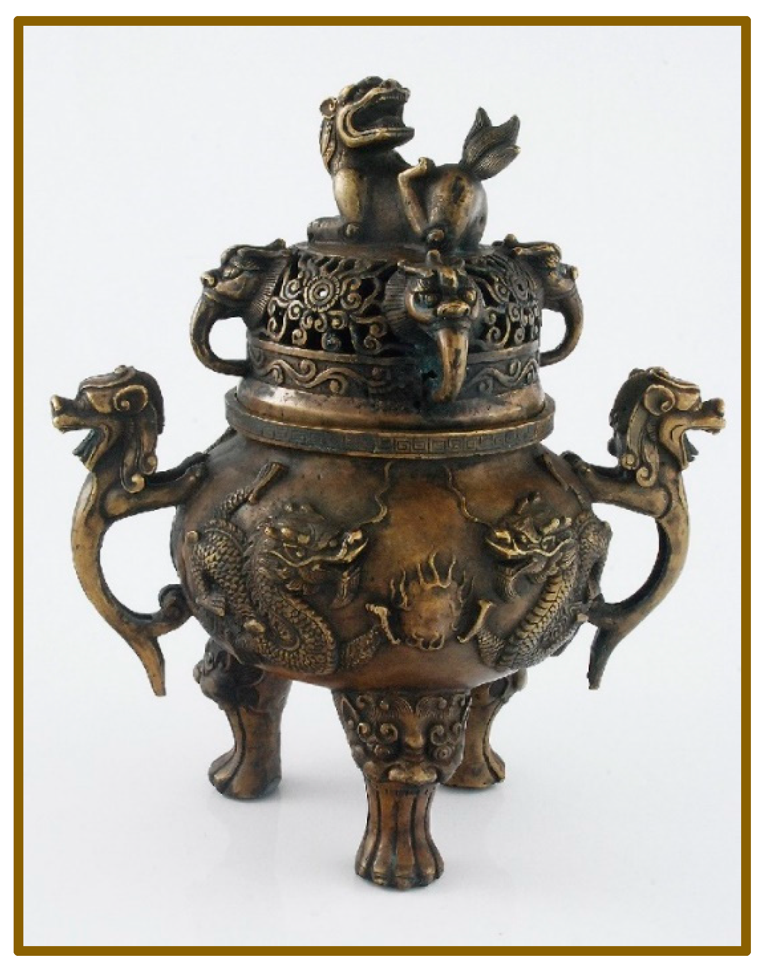18th Century Swedish Brass and Crystal Chandelier - Appleton