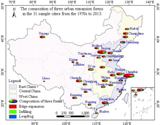 Remote Sensing | Free Full-Text | Forms of Urban Expansion of Chinese ...