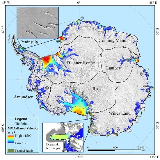 Remote Sensing | Free Full-Text | Antarctic Surface Ice Velocity ...