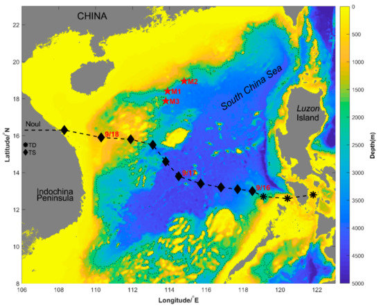 Observed Near-Inertial Waves in the Northern South China Sea