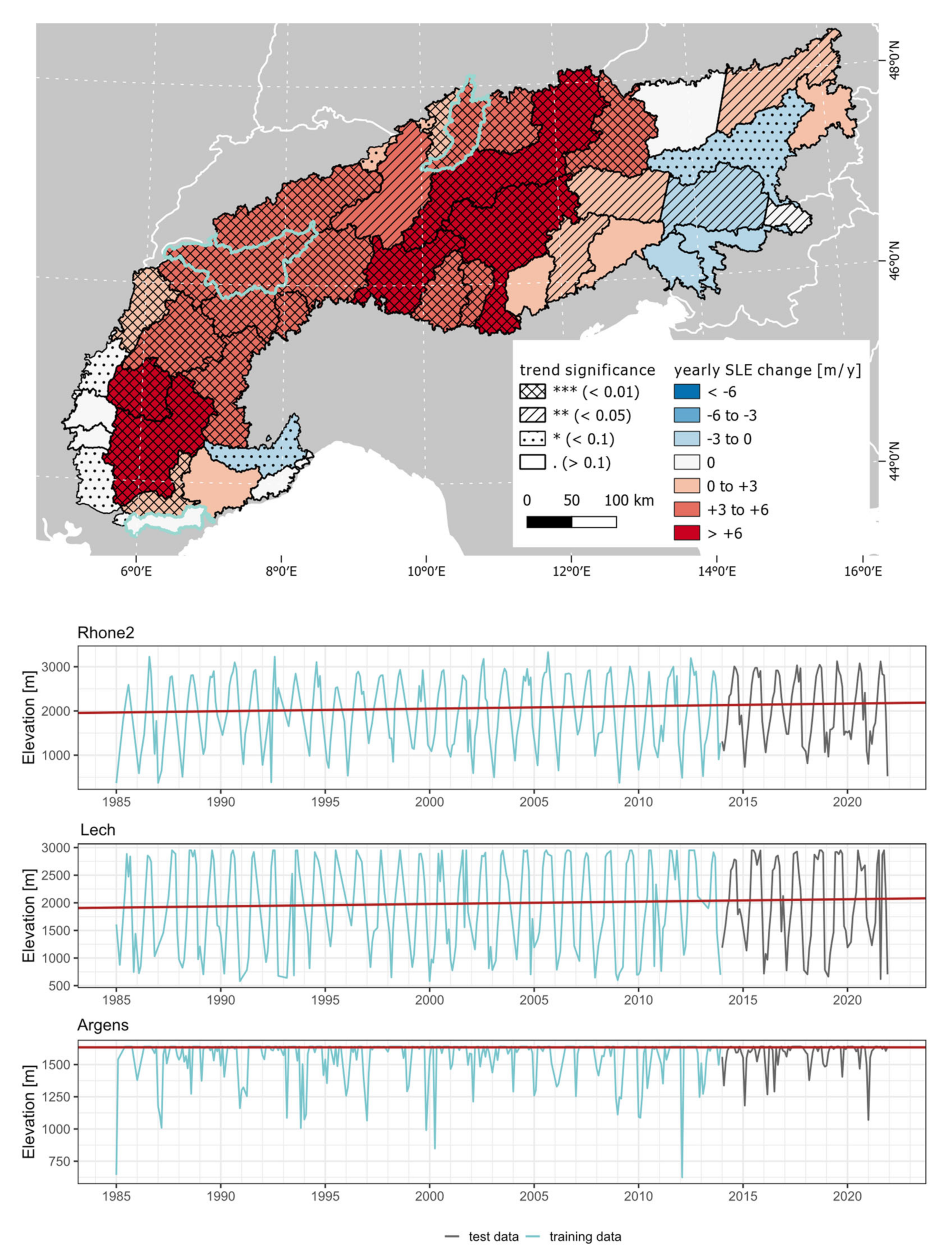 From white to green: Snow cover loss and increased vegetation productivity  in the European Alps