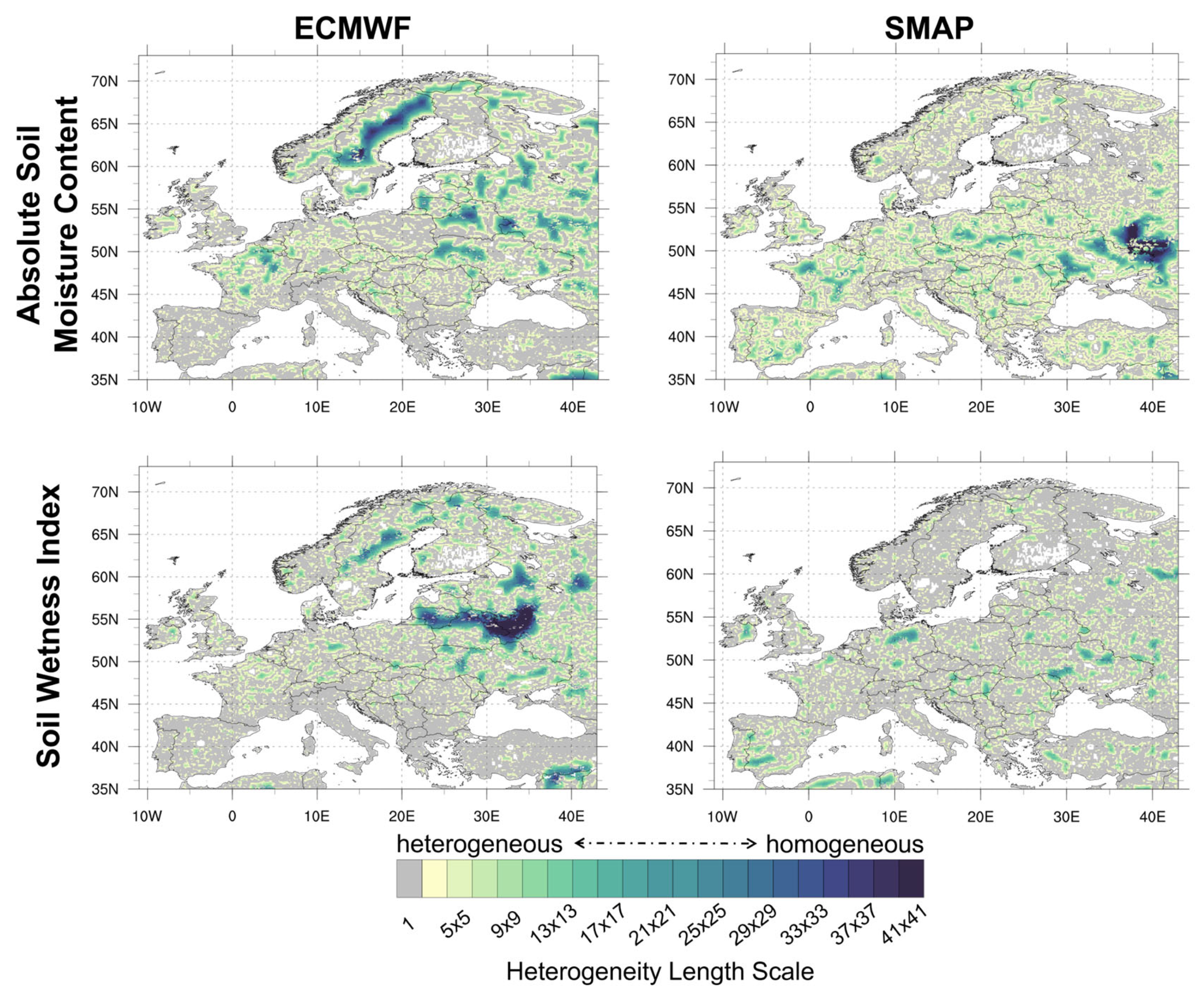Assessing the Spatial Similarity of Soil Moisture Patterns and Their ...