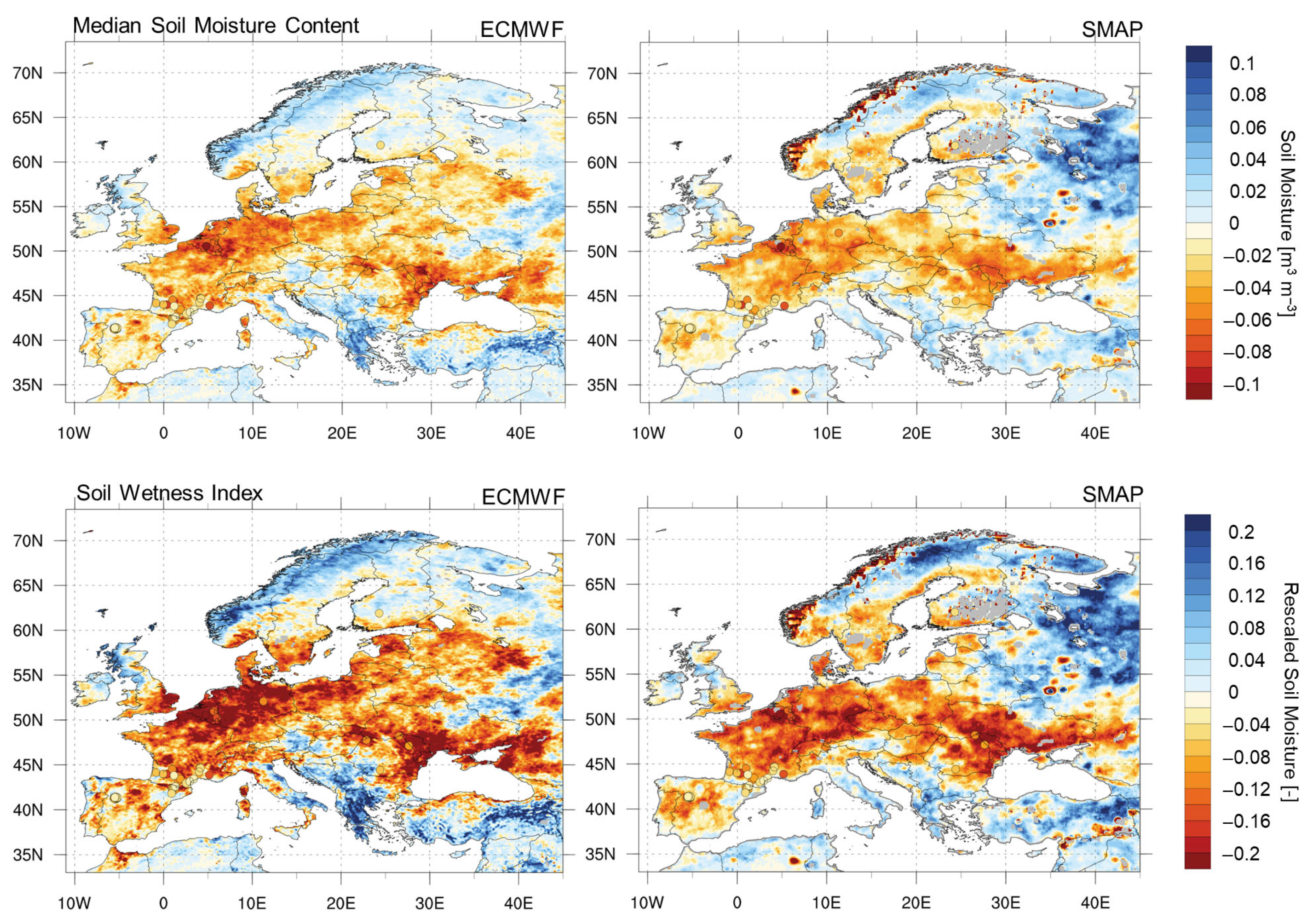 Assessing the Spatial Similarity of Soil Moisture Patterns and Their ...