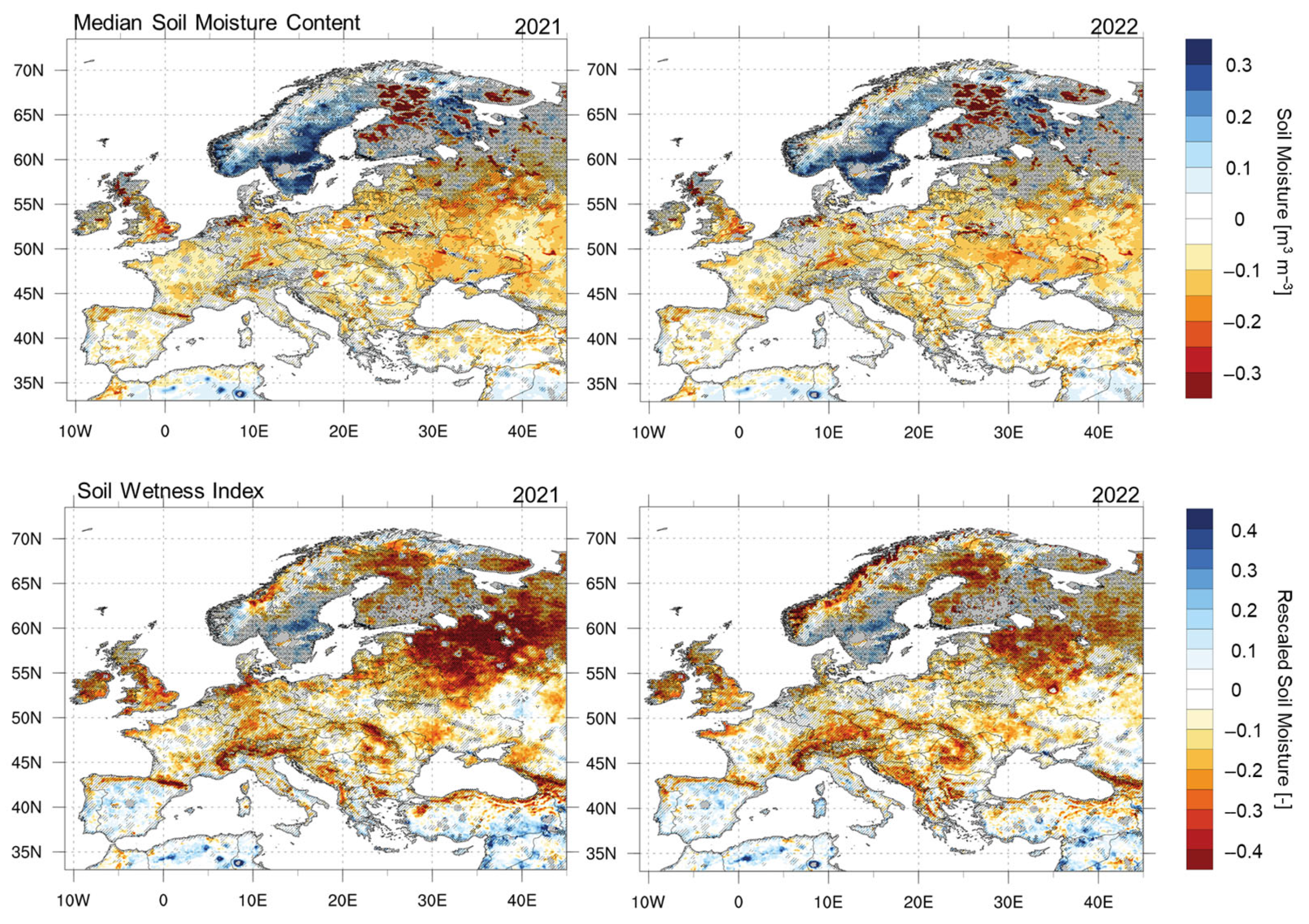 Assessing the Spatial Similarity of Soil Moisture Patterns and Their ...