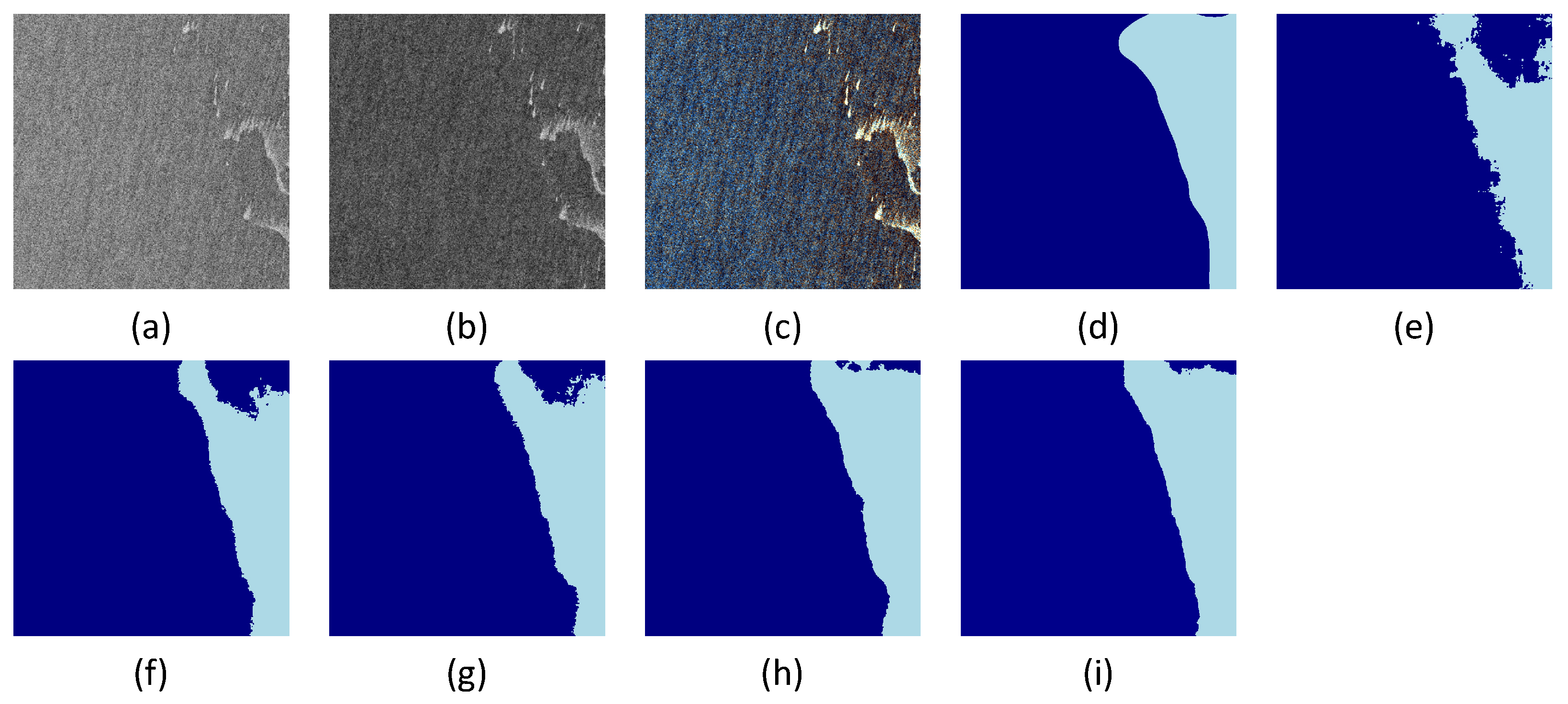 Sea Ice and Water Segmentation in SAR Imagery Based on Polarization ...