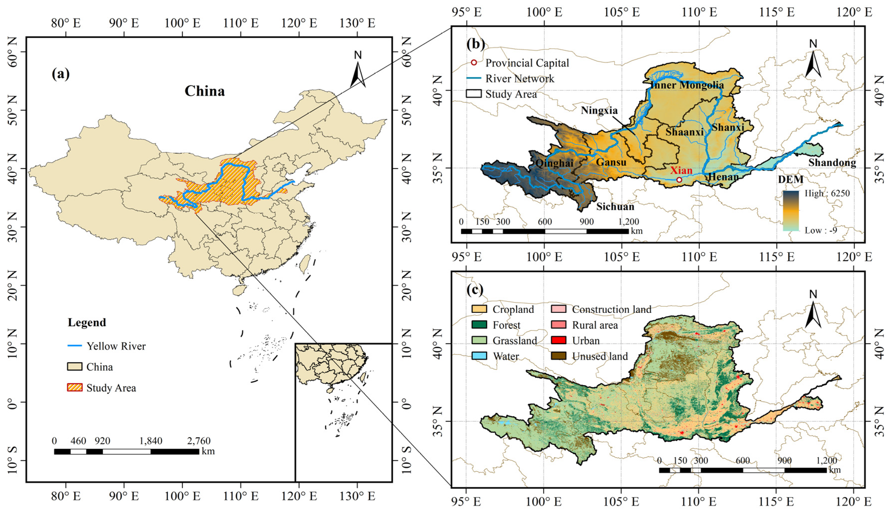 Investigating the Dry–Wet Differentiation of the Yellow River Basin ...