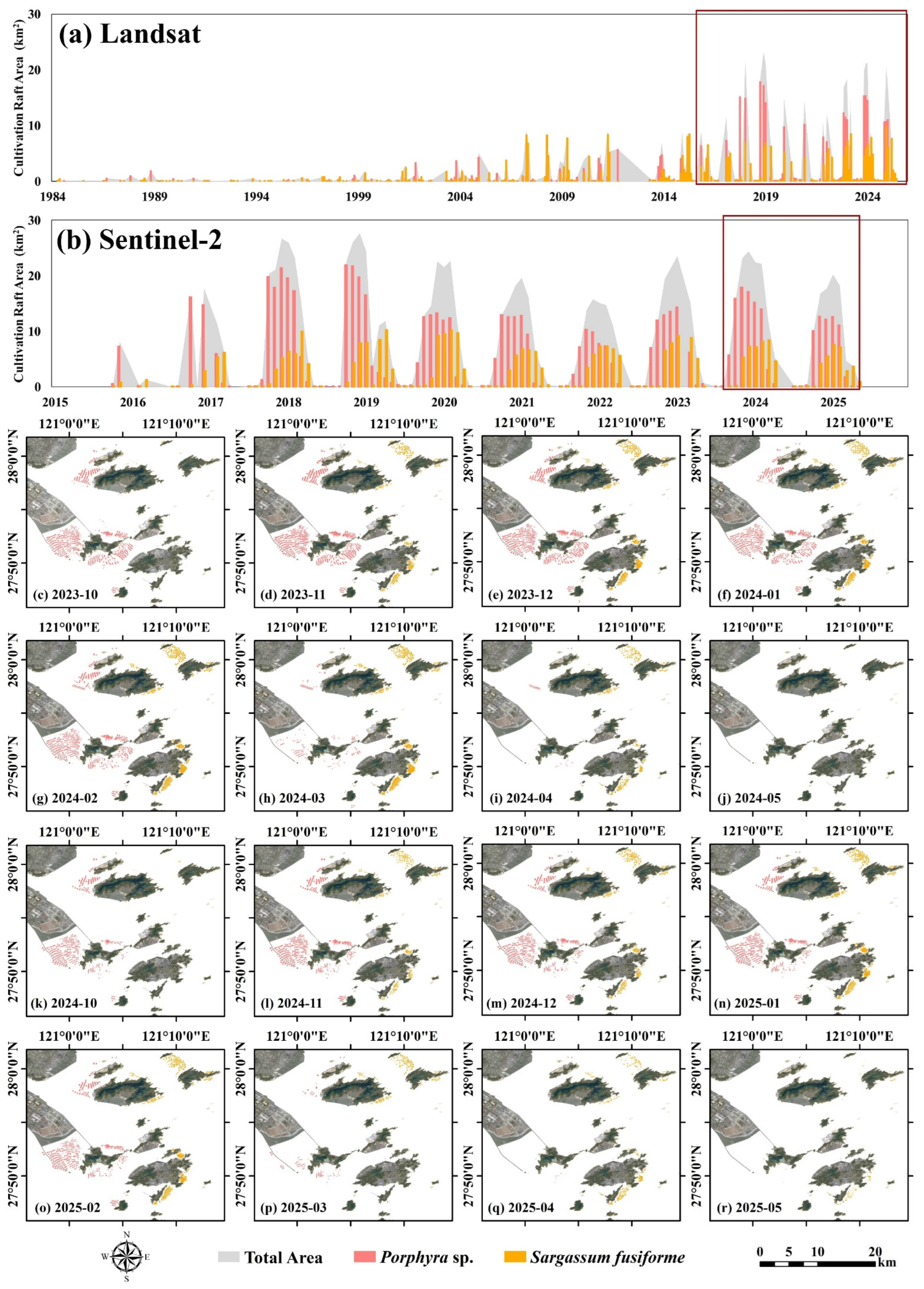 Spatiotemporal Variations and Environmental Evolution of Seaweed ...