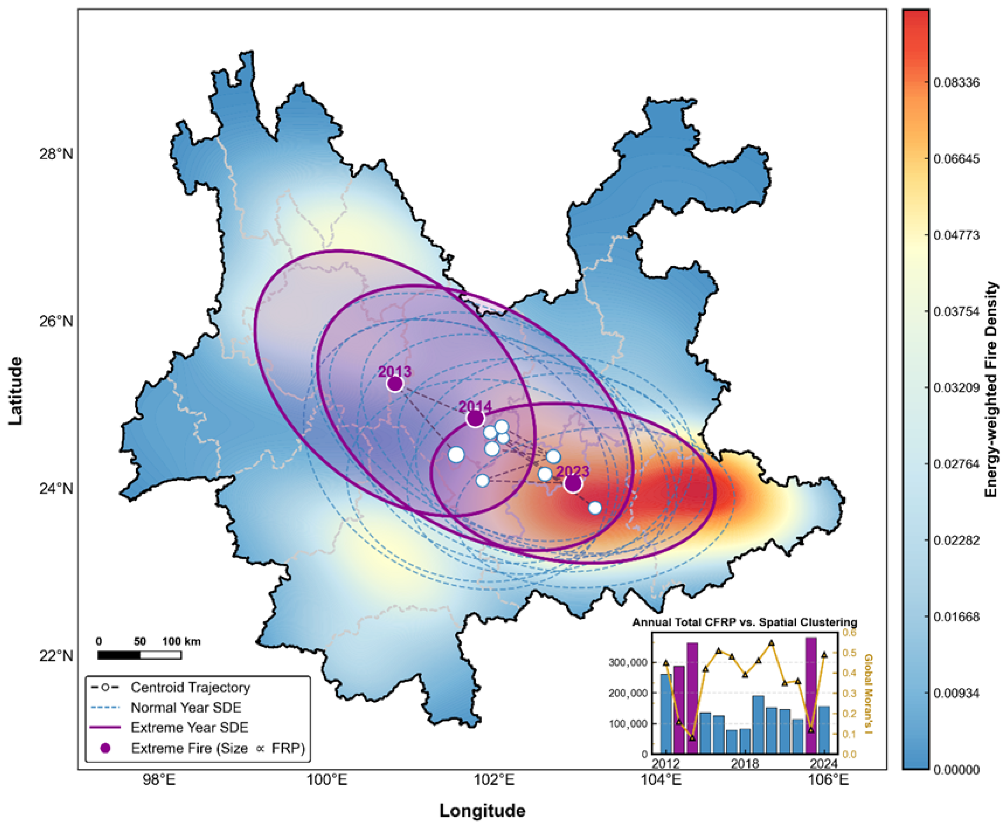 Spatiotemporal Dynamics and Driving Patterns of Forest Fires in Yunnan ...