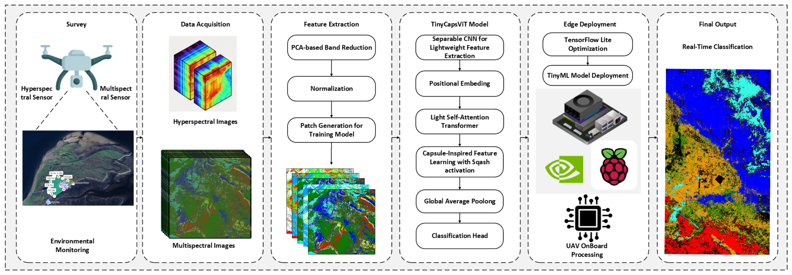 TinyCapsViT: Ultra-Lightweight Hyperspectral and Multispectral Image ...