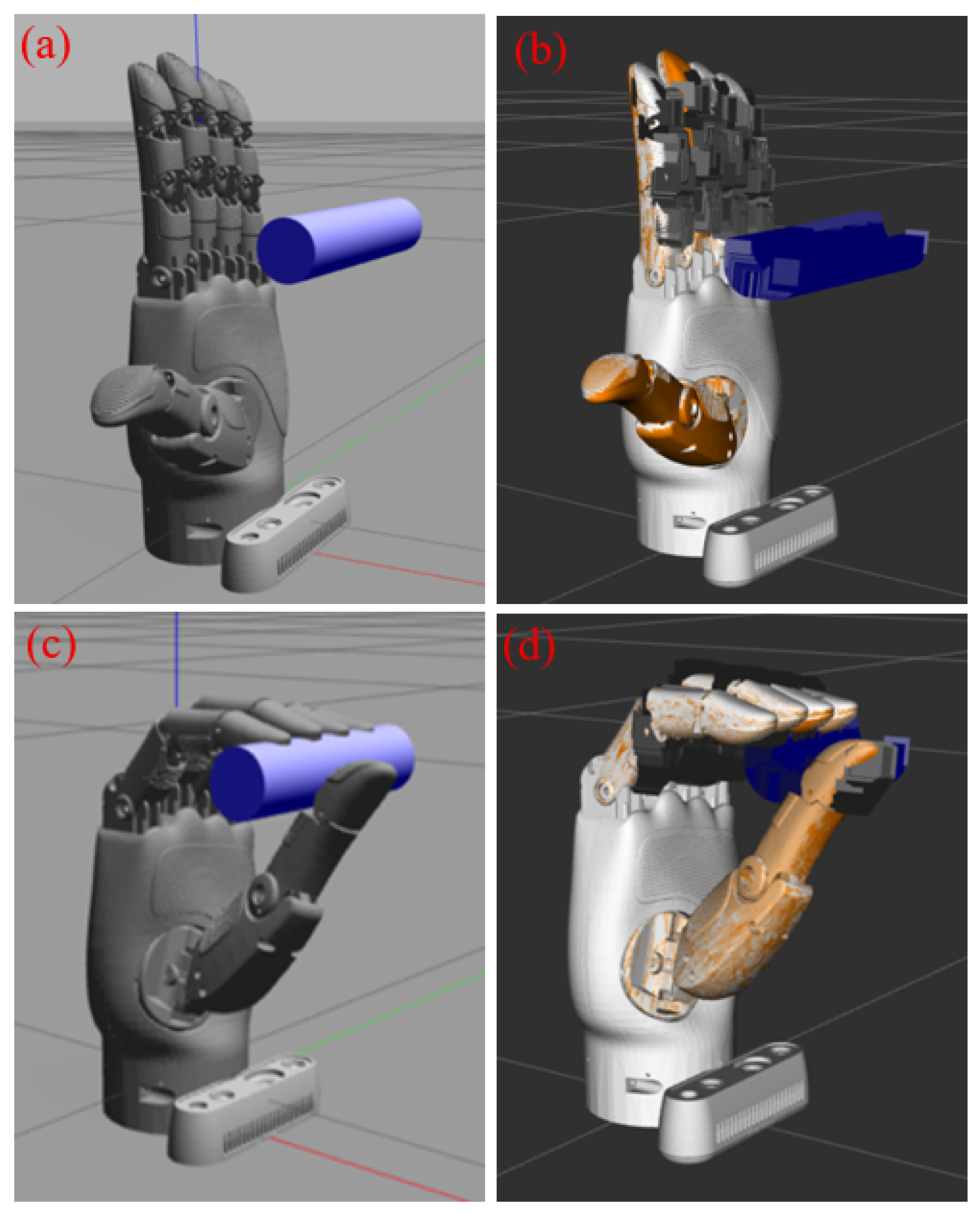 Hand Through Object Vision-Guided Grasp Planning for Prosthetic Hands with AABB-Based ...