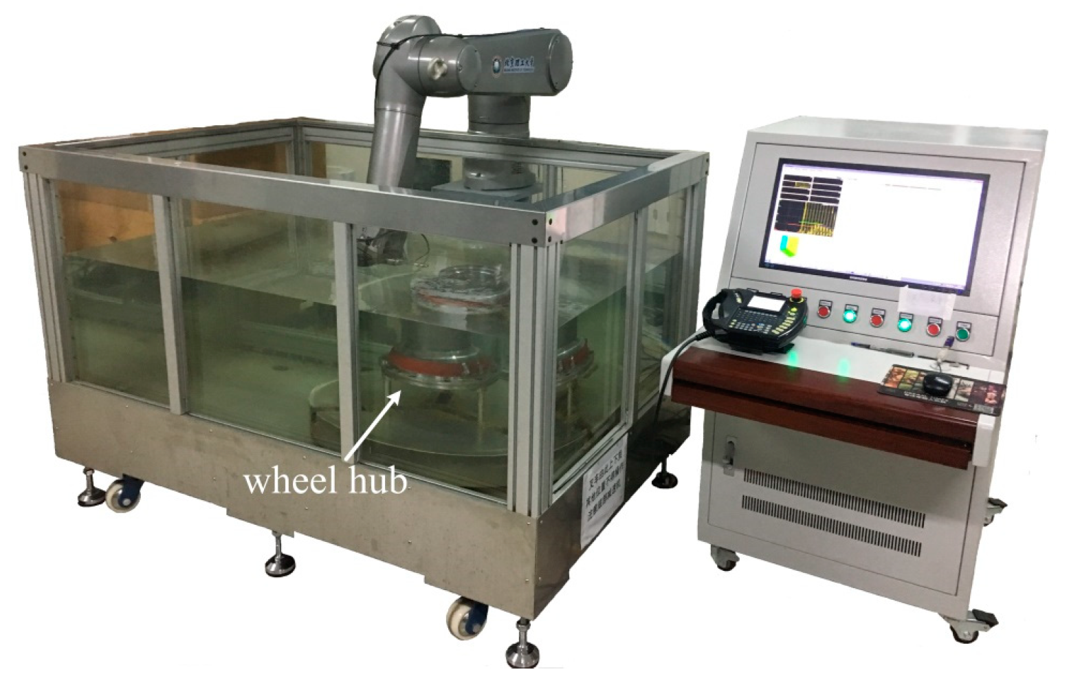 Crack Assessment Of Wheel Hubs Via An Ultrasonic Transducer And Crack Assessment Of Wheel Hubs Via An Ultrasonic Transducer And