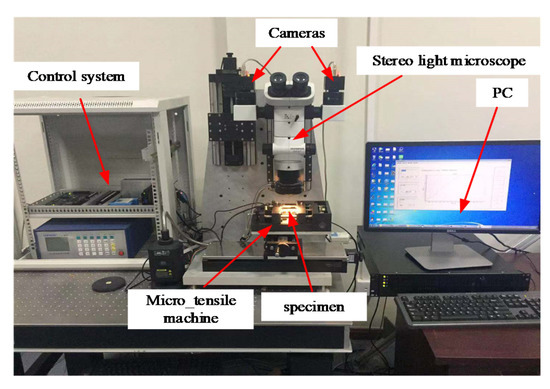 Testing System for the Mechanical Properties of Small-Scale