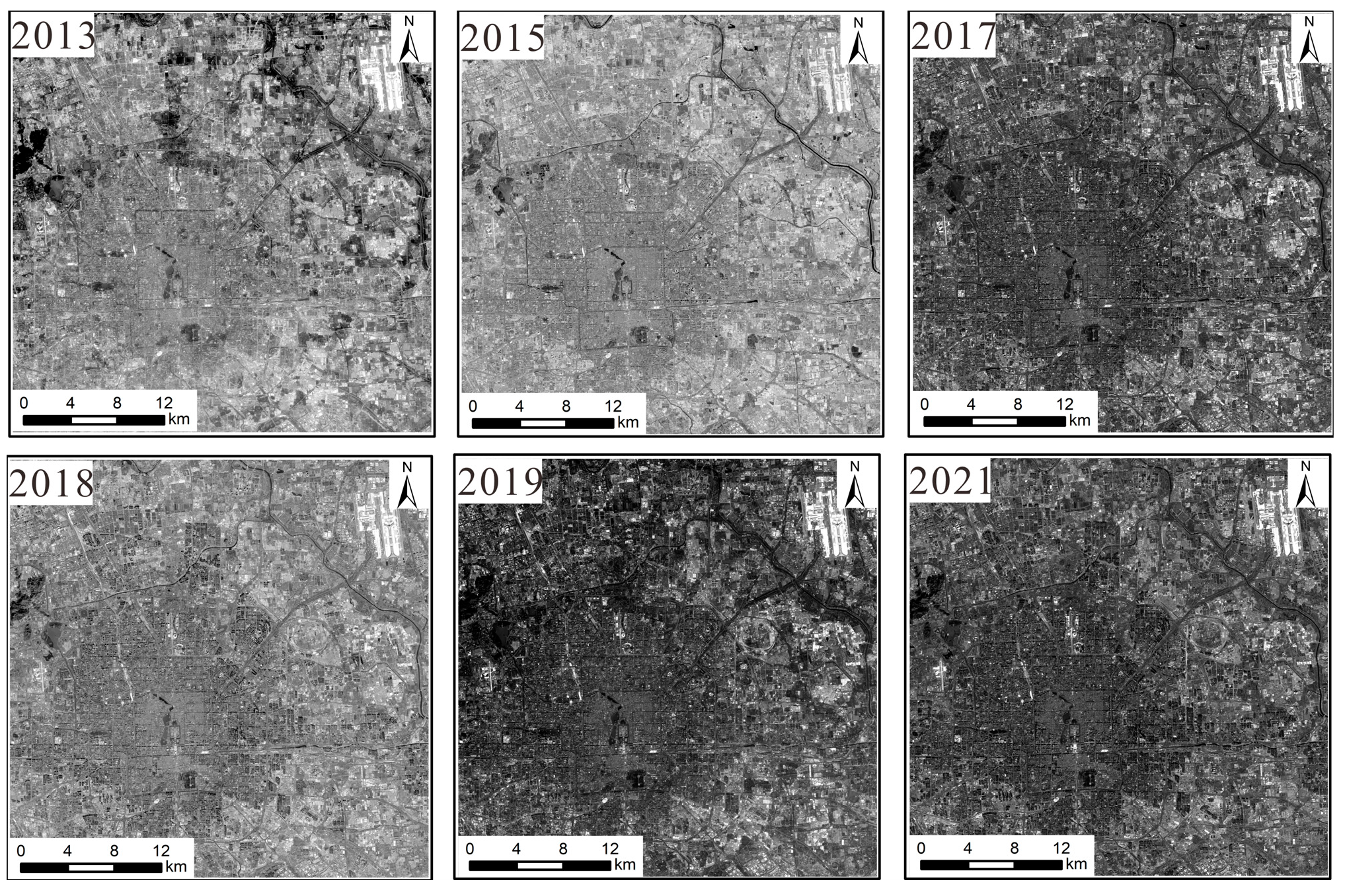 Enhanced Color Nighttime Light Remote Sensing Imagery Using Dual 