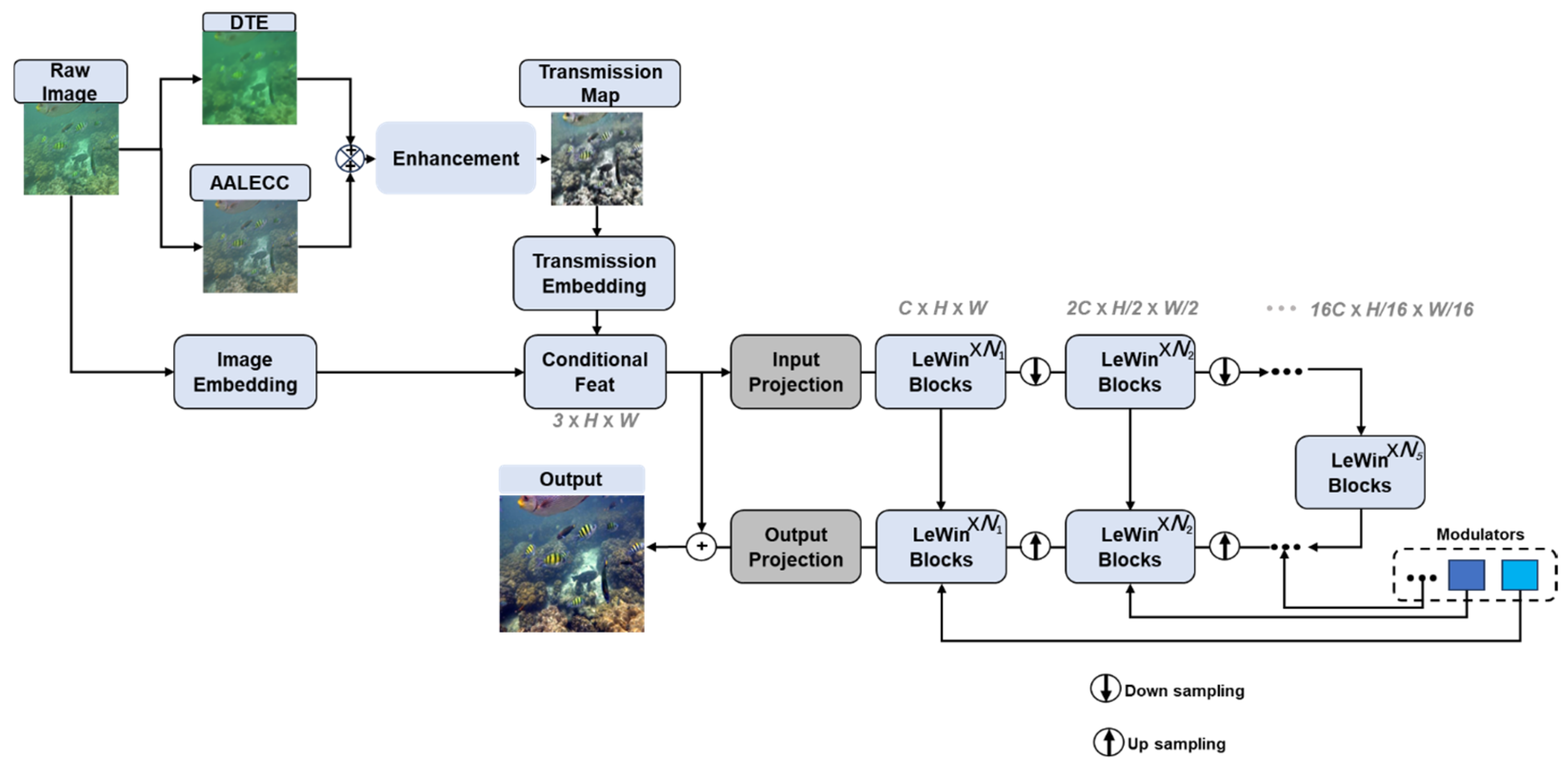 Hybrid Underwater Image Enhancement via Dual Transmission Optimization ...