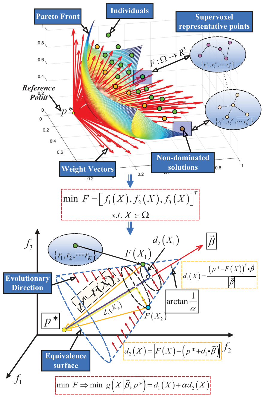 Pareto Optimal Weight Learning and Gradient Anisotropic Supervoxel ...
