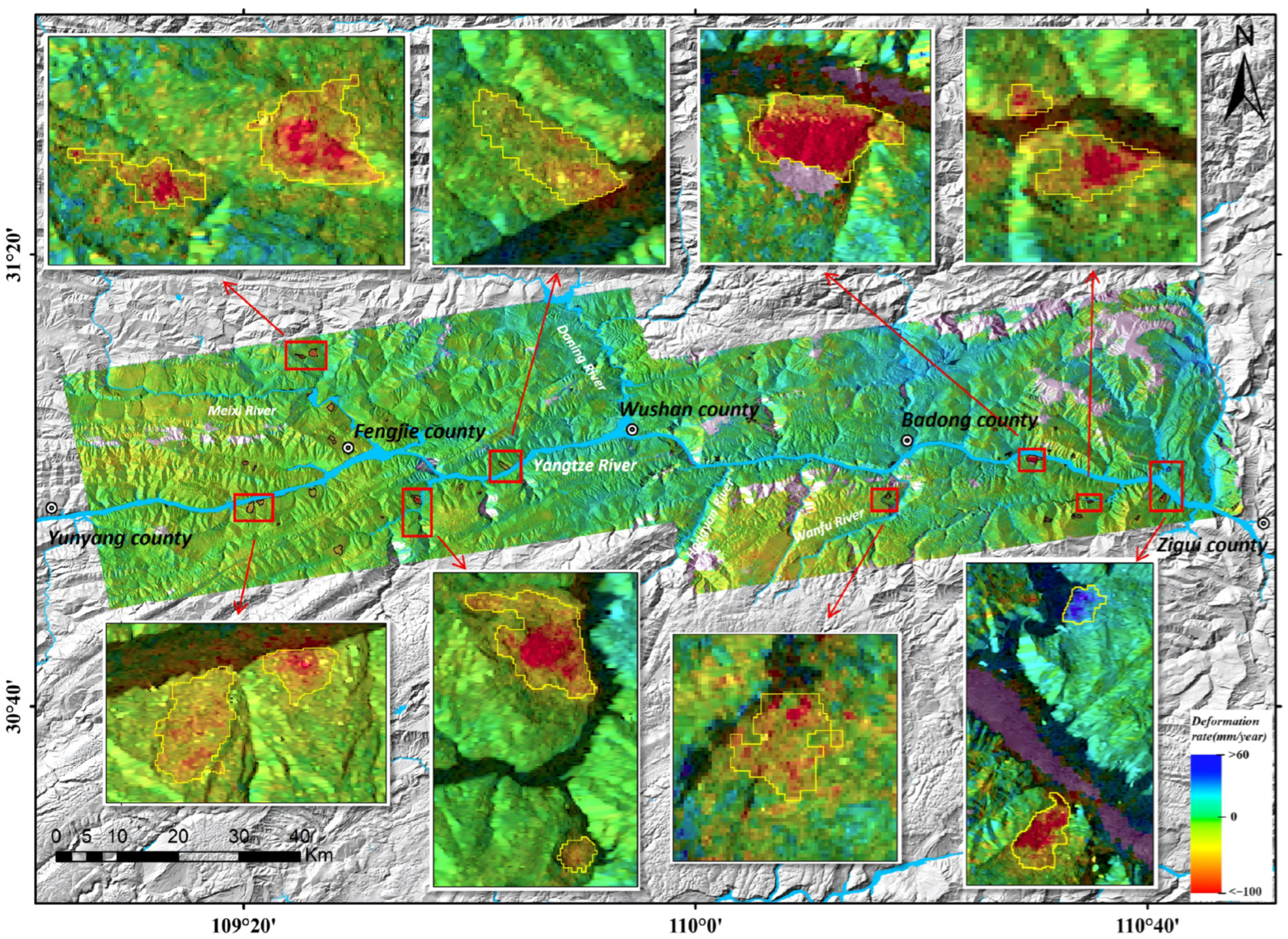 Automated Landslide Identification from Time-Series InSAR Using ...