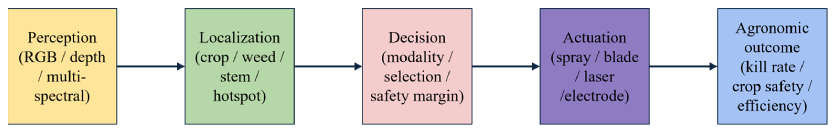A Review of Robotic Weeding Modalities for Site-Specific Weed Management
