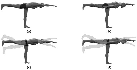 Experimental setup of static poses. (a) poor posture. (b) natural