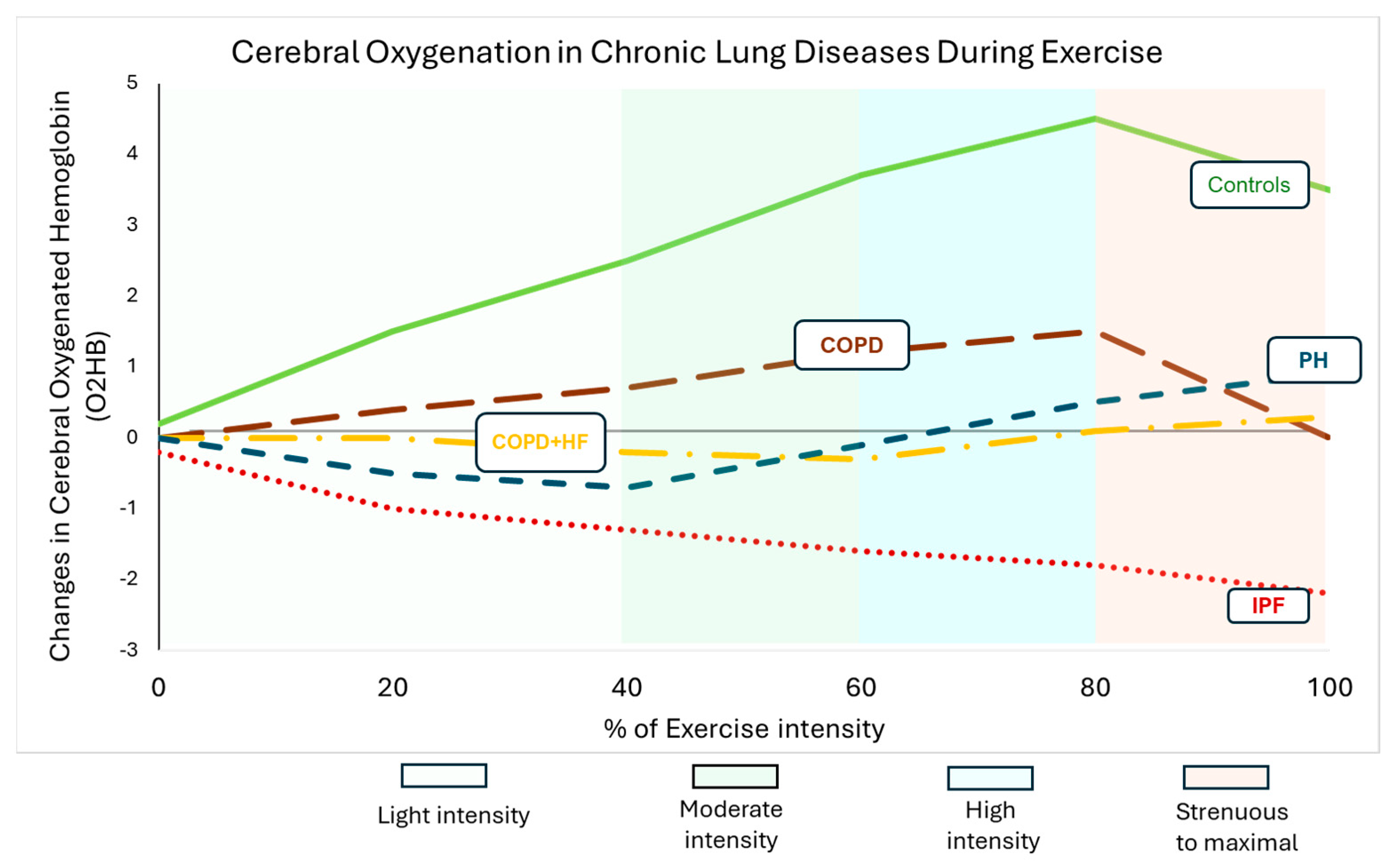 Brain Oxygenation During Exercise in Different Types of Chronic Lung ...