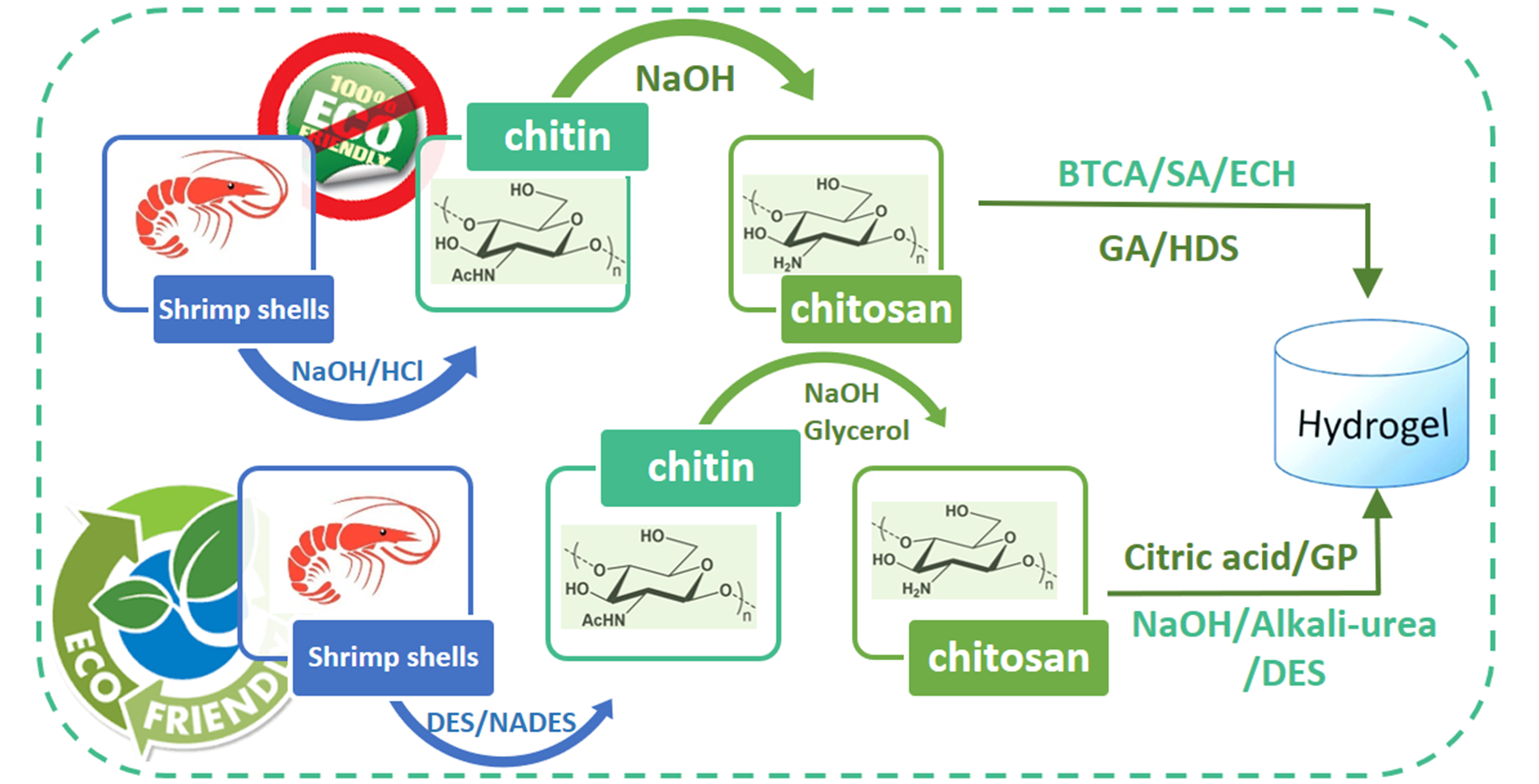 Sustainable Chemistry Free Full Text Green Routes For The Development Of Chitin Chitosan