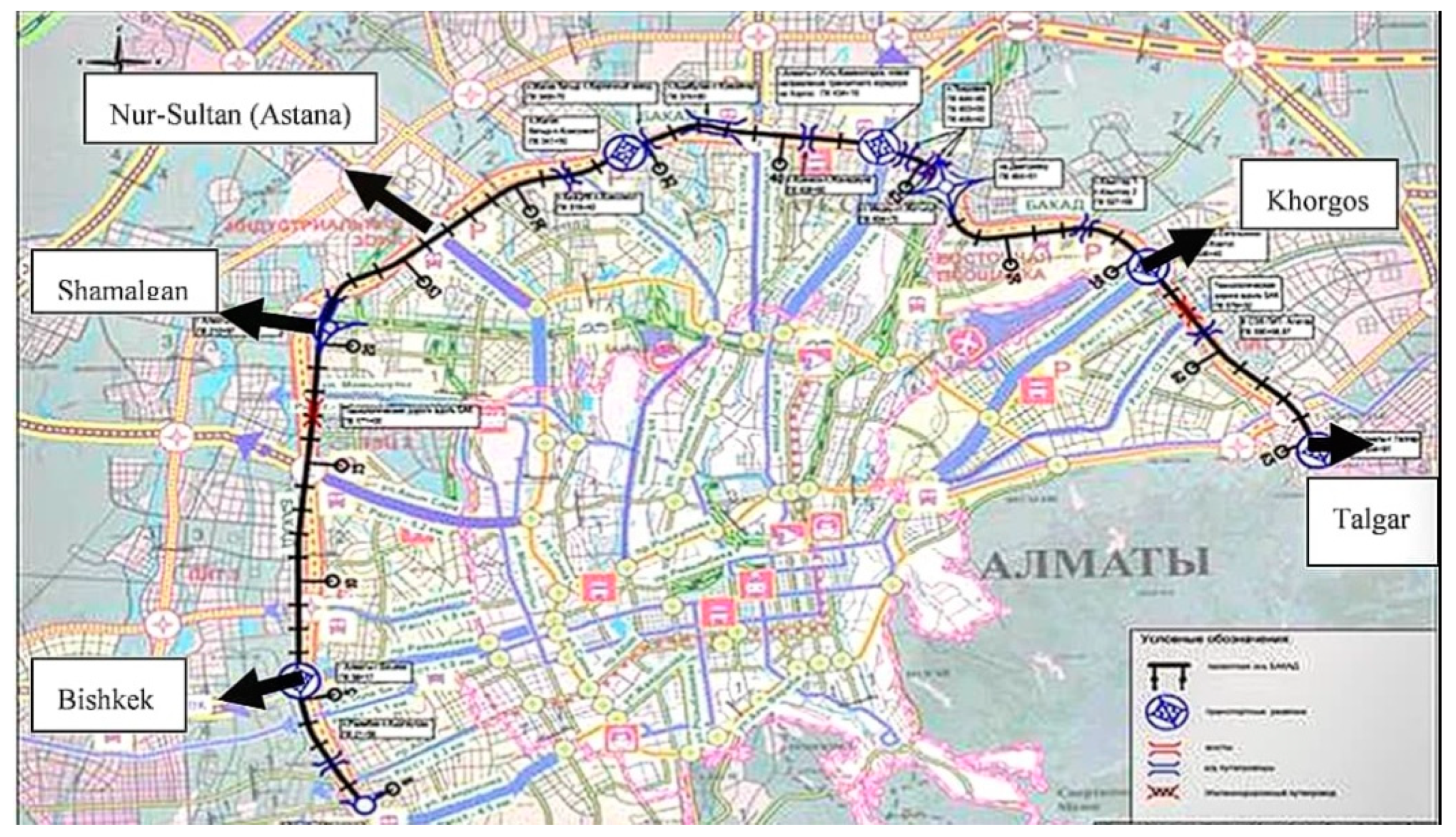 Sustainability | Free Full-Text | Effectiveness of Ring Roads in Reducing  Traffic Congestion in Cities for Long Run: Big Almaty Ring Road Case Study