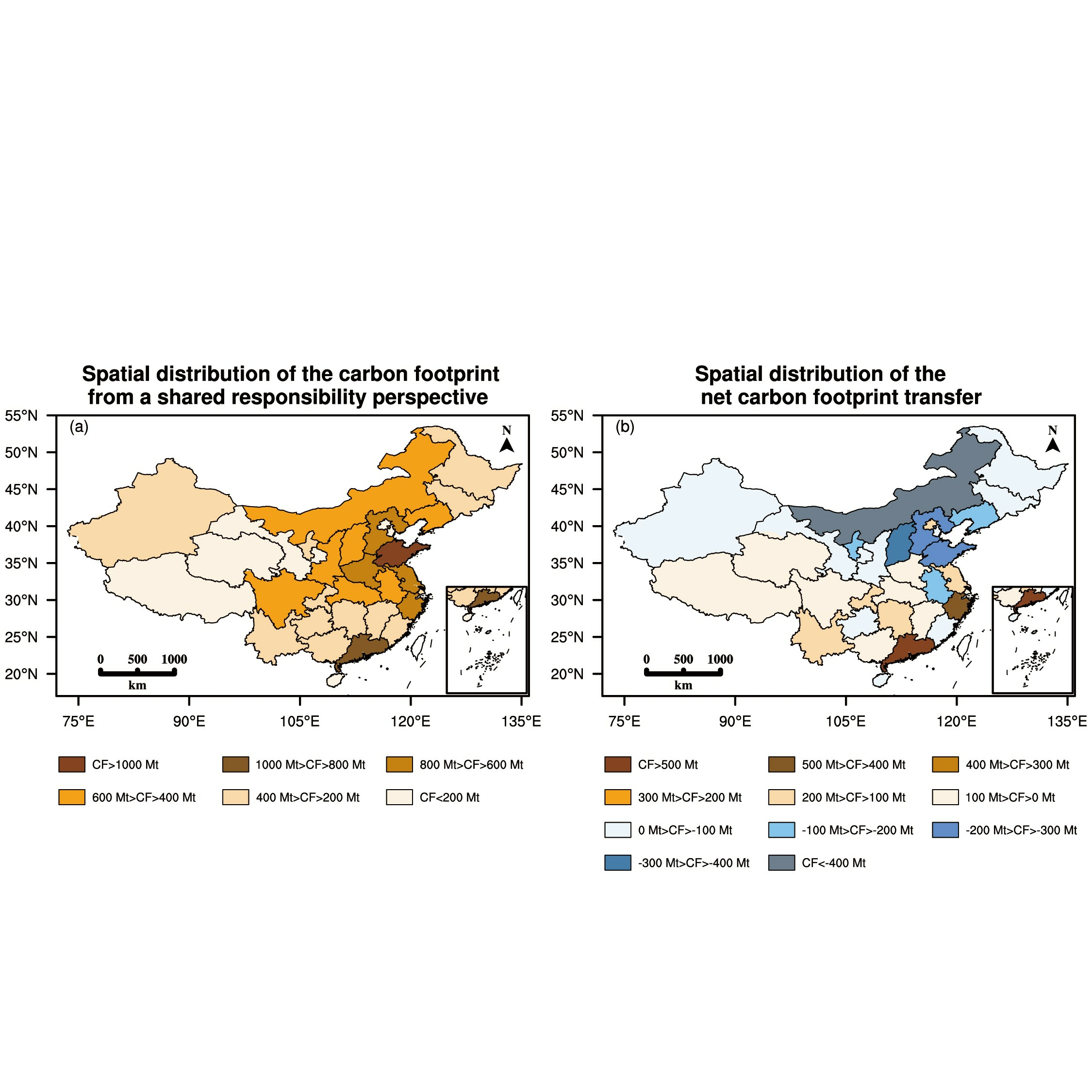 Research on China’s Carbon Footprint Accounting Based on a High ...