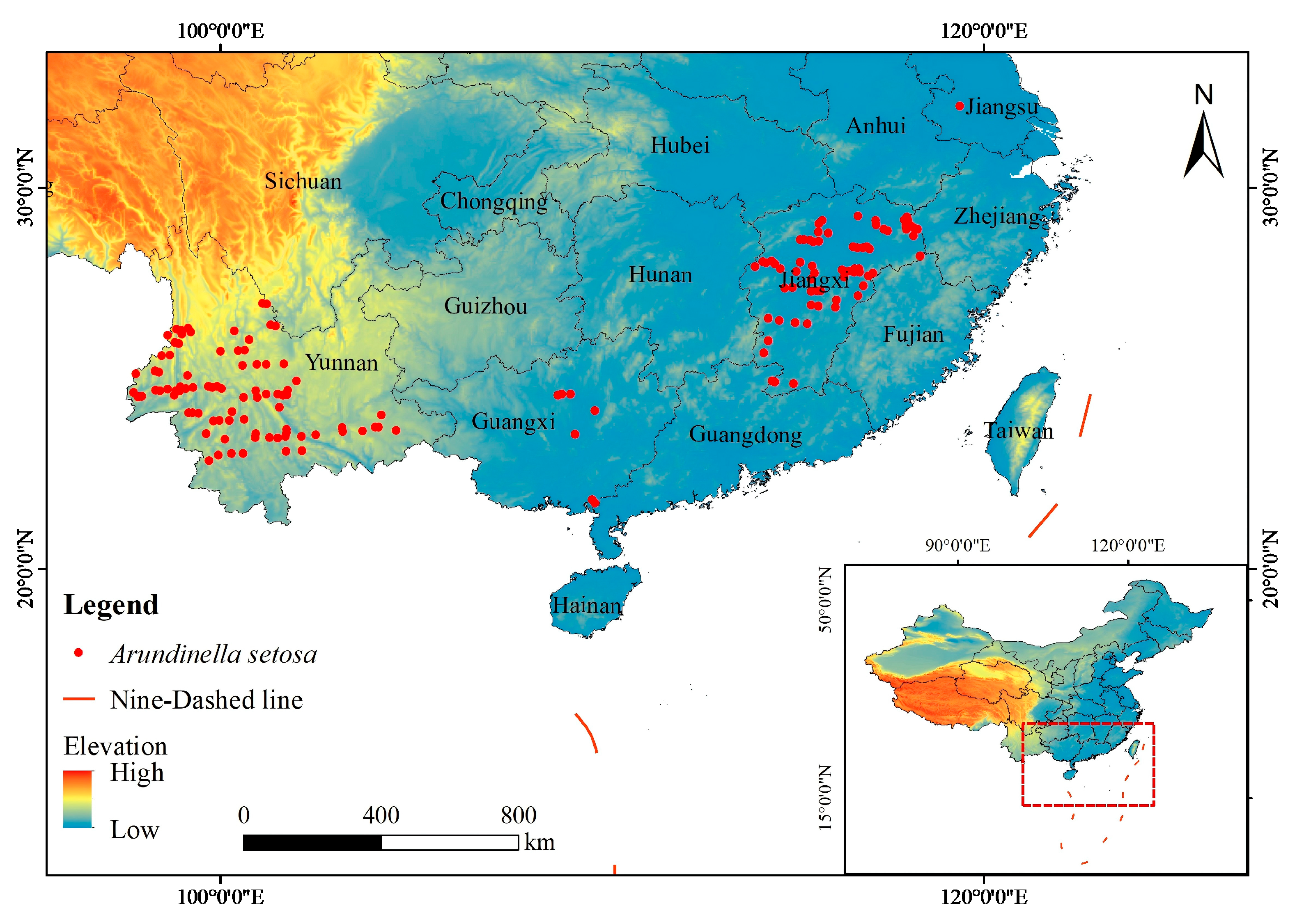 Climate Change Drives the Adaptive Distribution of Arundinella setosa ...