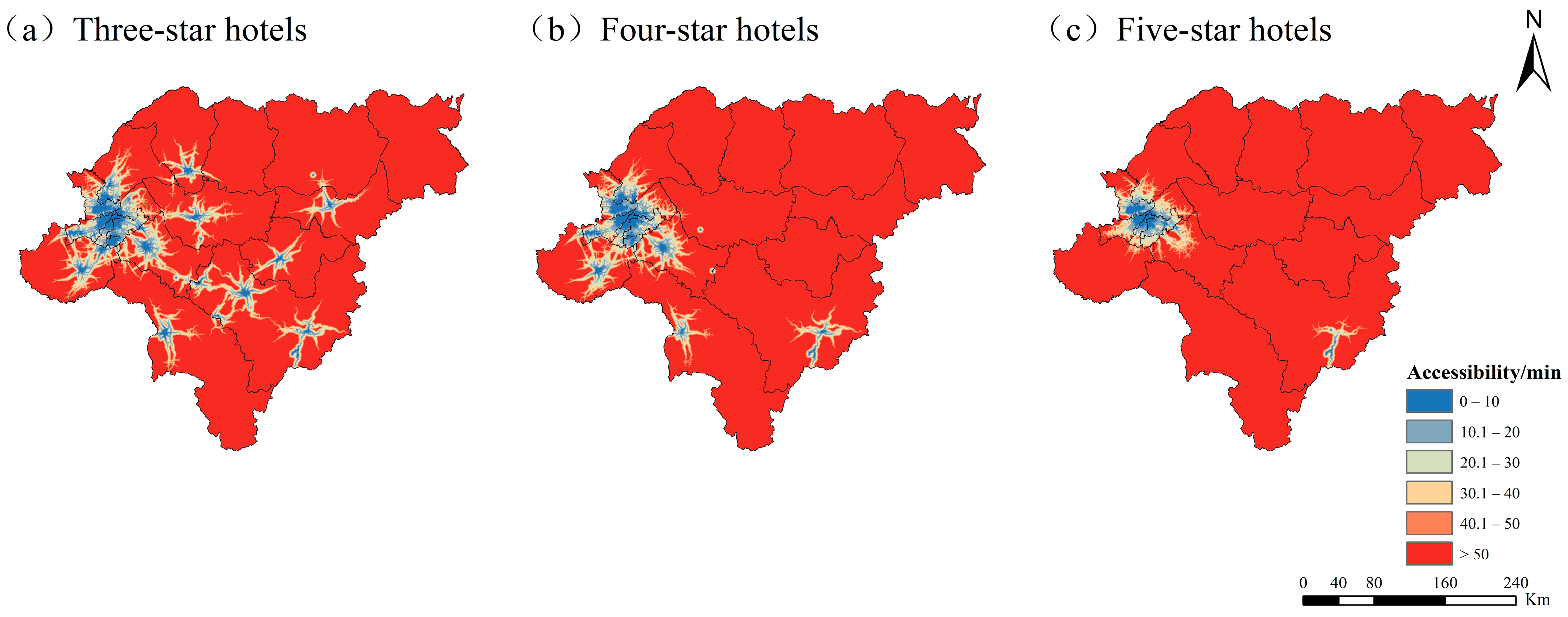 Spatial Distribution of Star-Rated Hotels and Tourism Service Capacity ...
