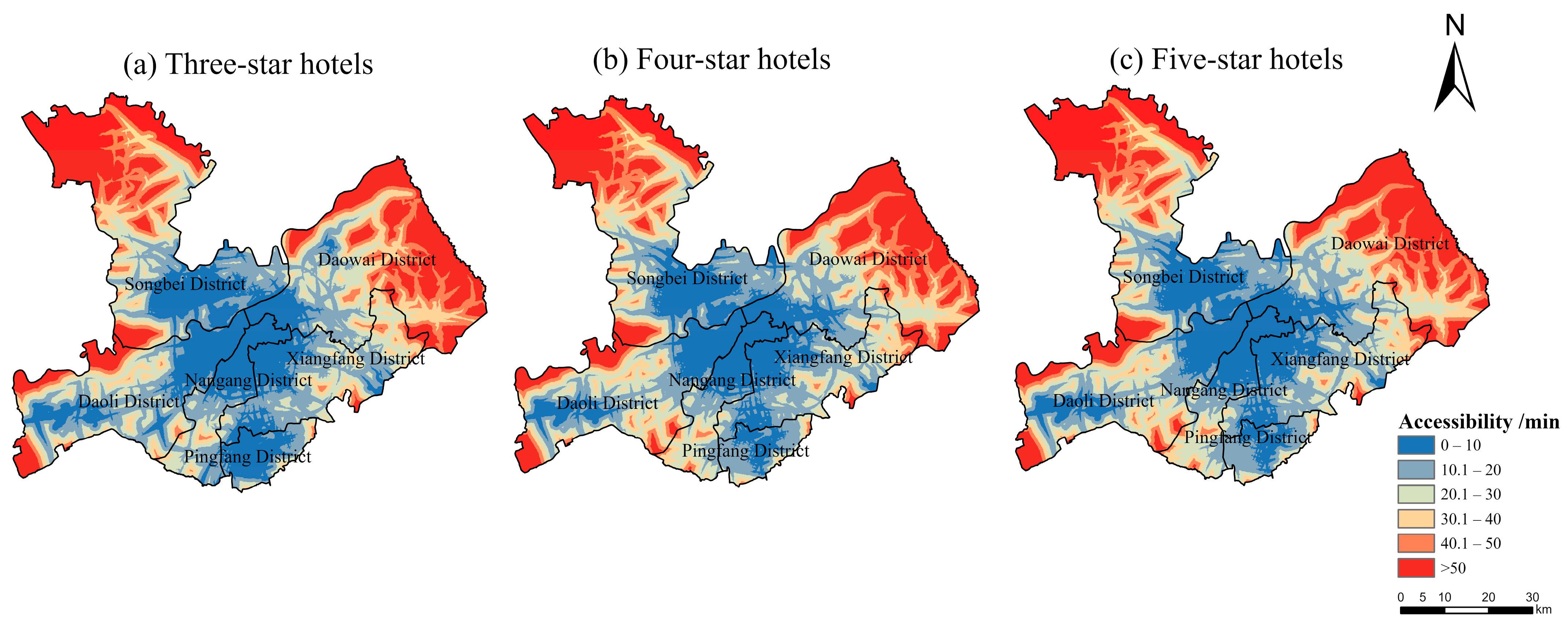Spatial Distribution of Star-Rated Hotels and Tourism Service Capacity ...