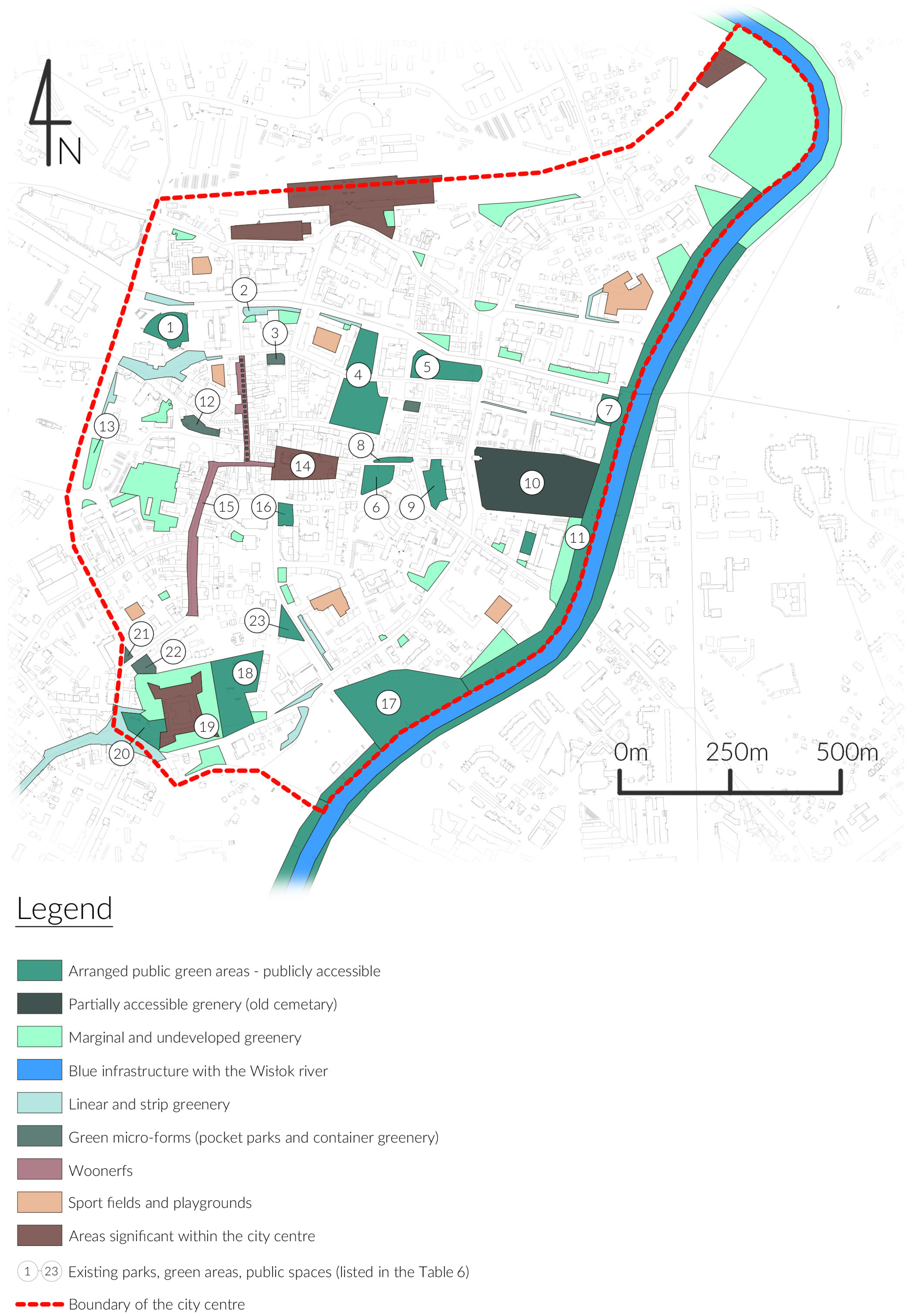 Integration of Green and Blue Infrastructure in Compact Urban Centers ...